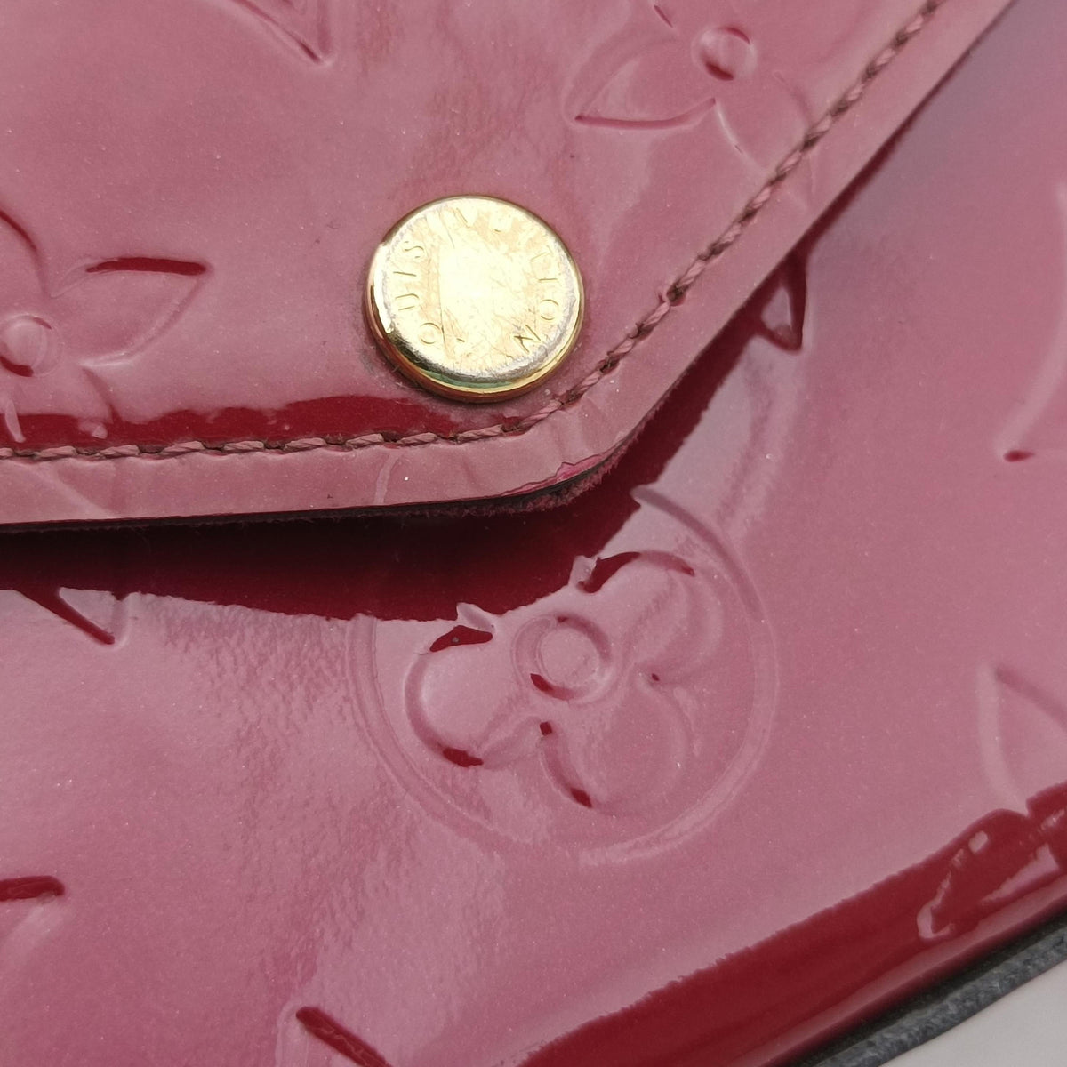 Vintage Louis Vuitton Pochette Felicie CERISE Vernis M61293 shoulderbag | stylenewstar