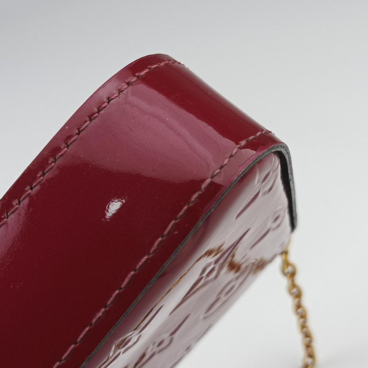 Vintage Louis Vuitton Pochette Felicie CERISE Vernis M61293 shoulderbag | stylenewstar