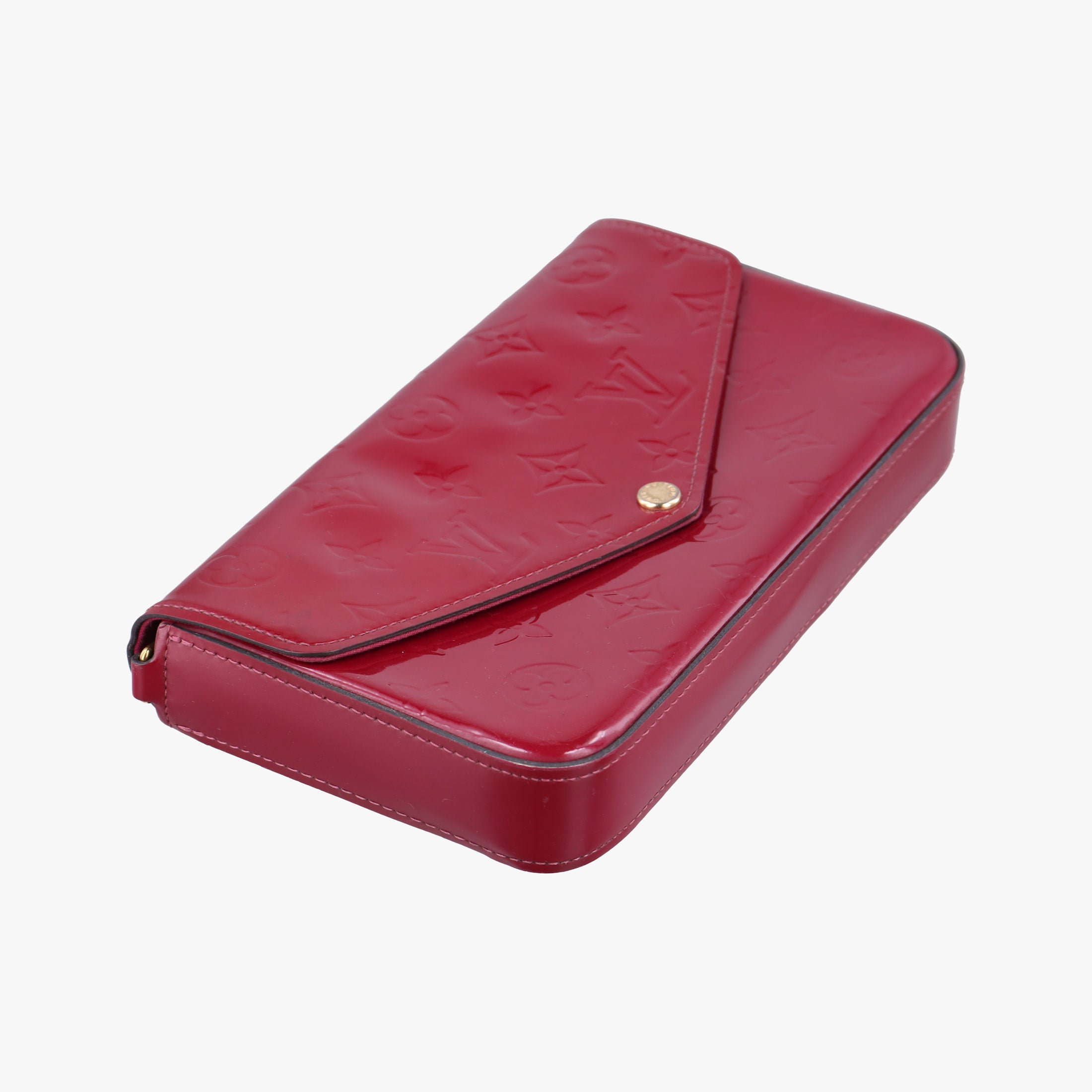 Vintage Louis Vuitton Pochette Felicie CERISE Vernis M61293 shoulderbag | stylenewstar