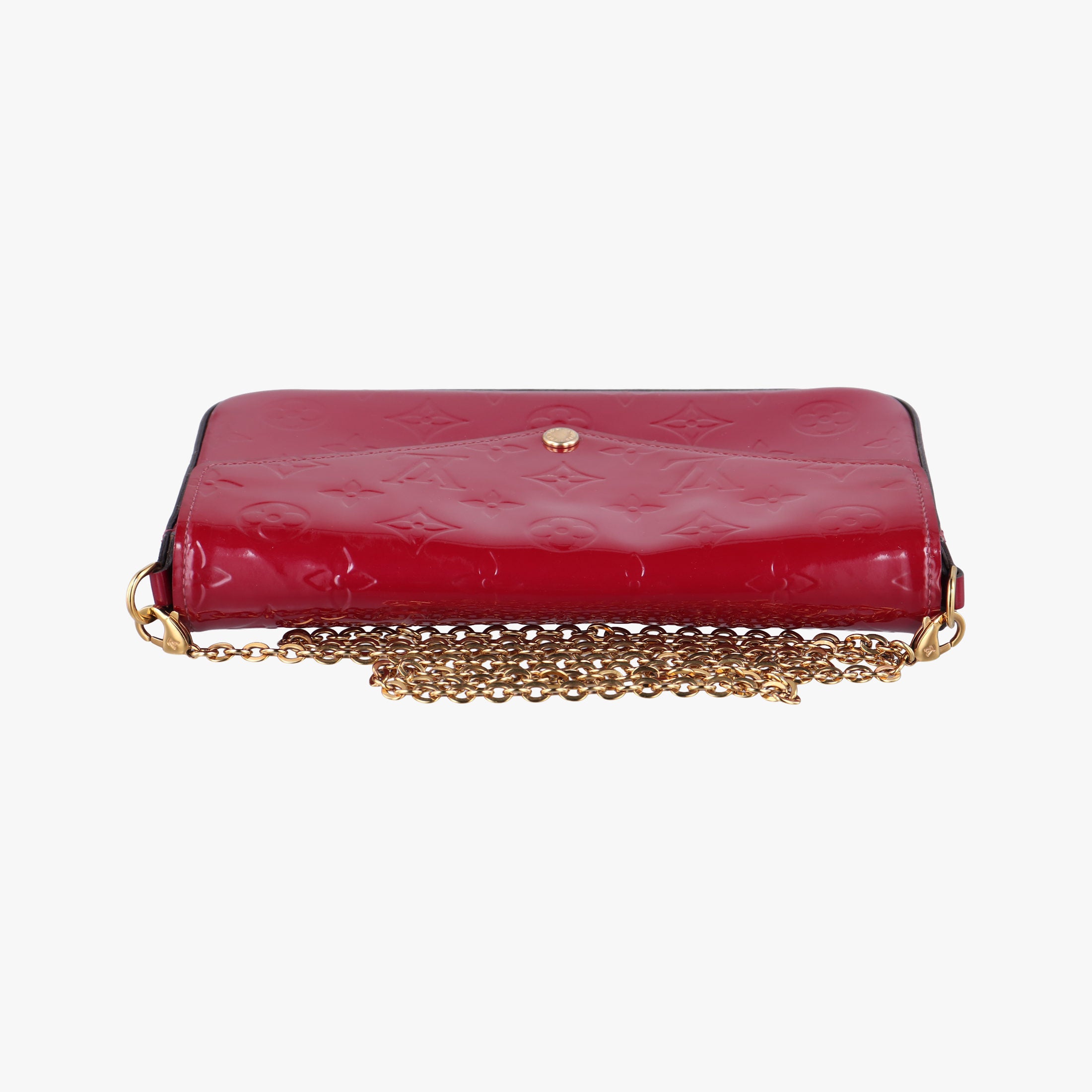 Vintage Louis Vuitton Pochette Felicie CERISE Vernis M61293 shoulderbag | stylenewstar