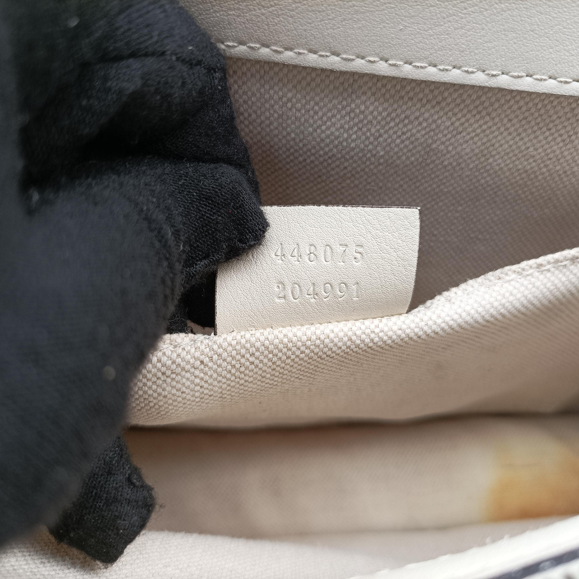 Pre-owned Gucci Dionysus White×navy×red Leather 448075 handbag | stylenewstar
