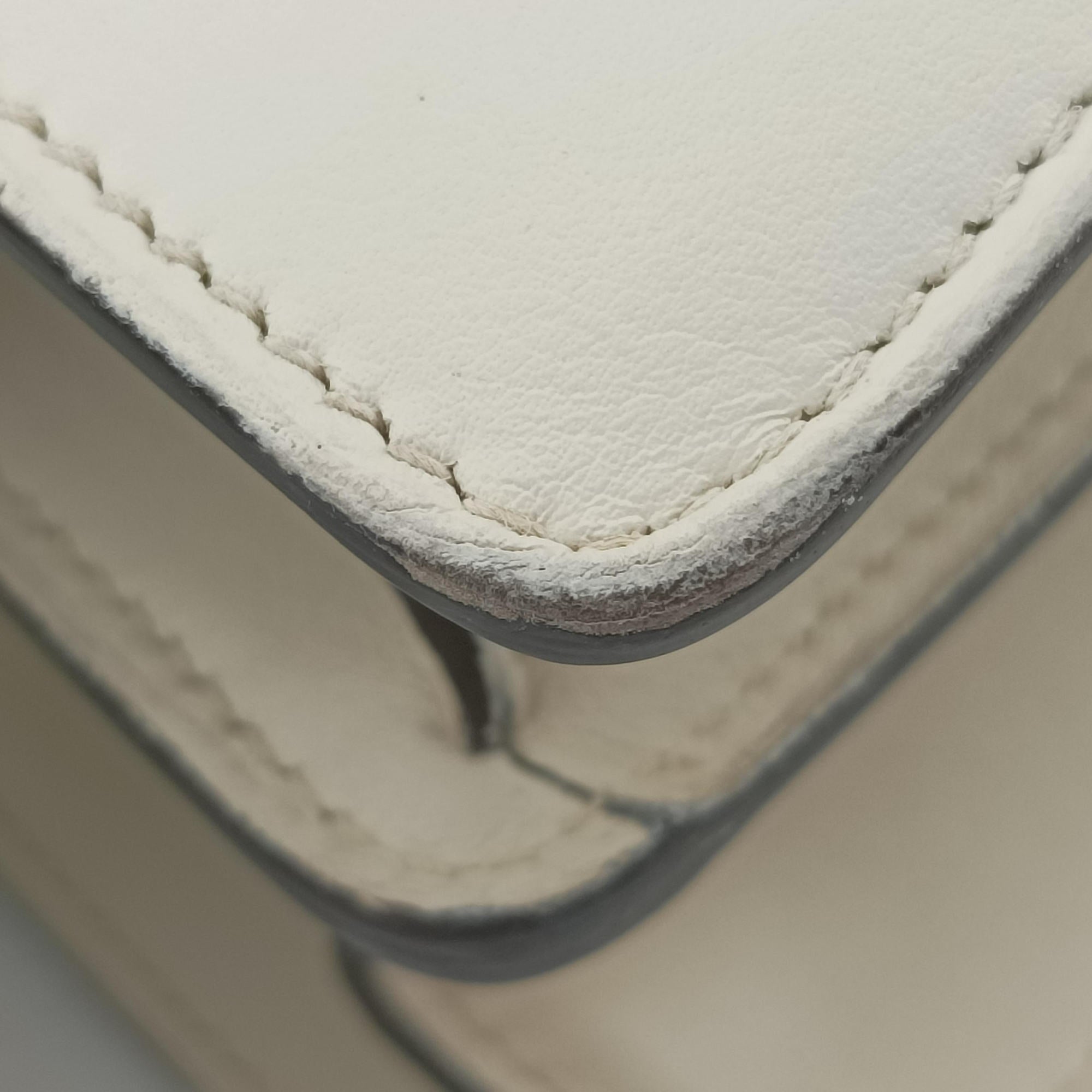 Pre-owned Gucci Dionysus White×navy×red Leather 448075 handbag | stylenewstar