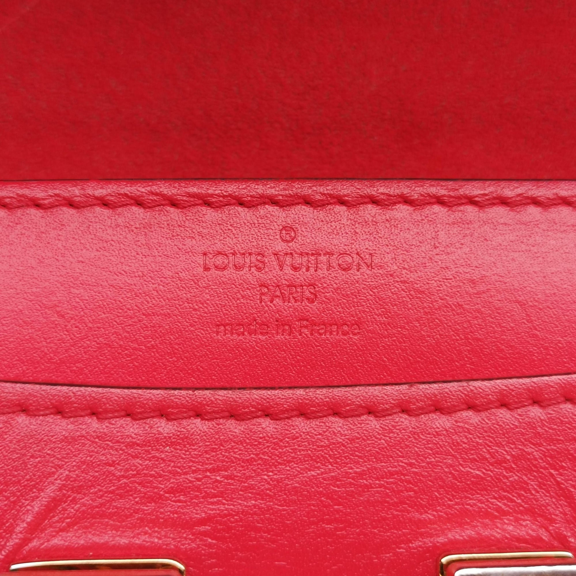 Secondhand Louis Vuitton LOUISE MM red Leather M41280 shoulderbag | stylenewstar