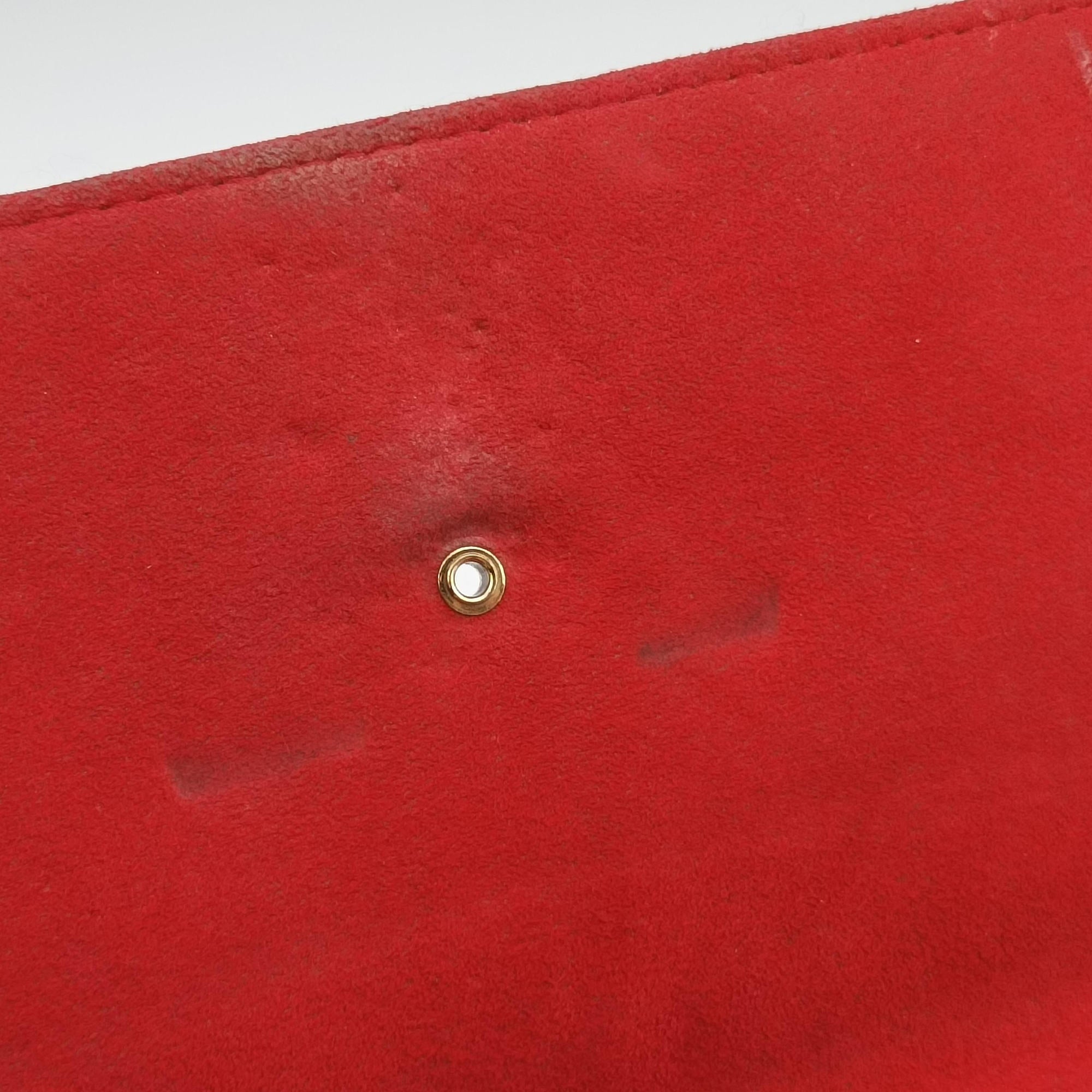 Secondhand Louis Vuitton LOUISE MM red Leather M41280 shoulderbag | stylenewstar