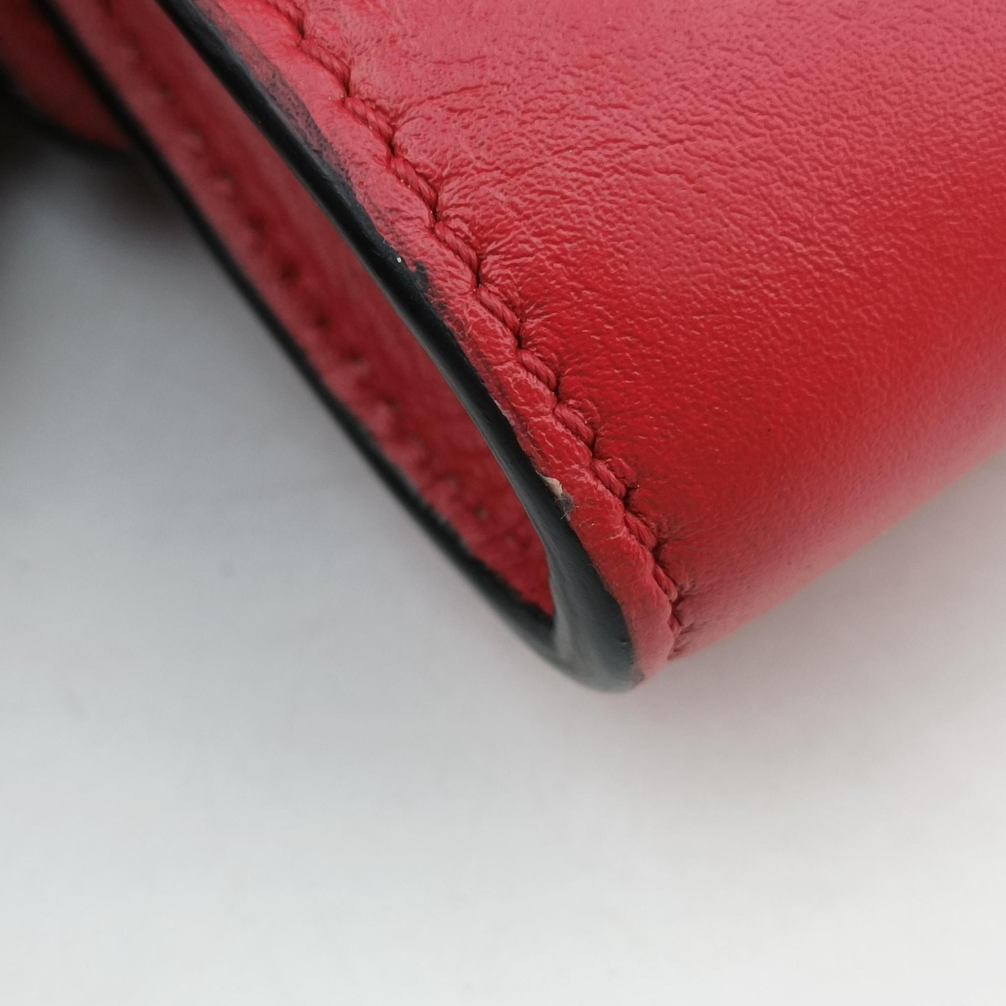 Secondhand Louis Vuitton LOUISE MM red Leather M41280 shoulderbag | stylenewstar