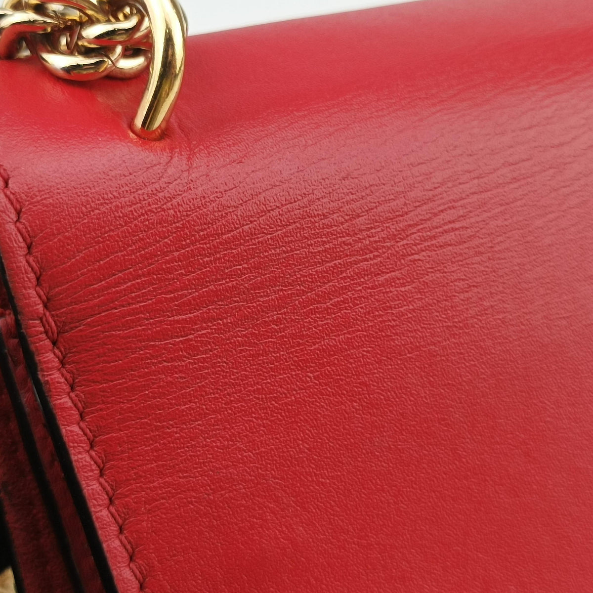 Secondhand Louis Vuitton LOUISE MM red Leather M41280 shoulderbag | stylenewstar