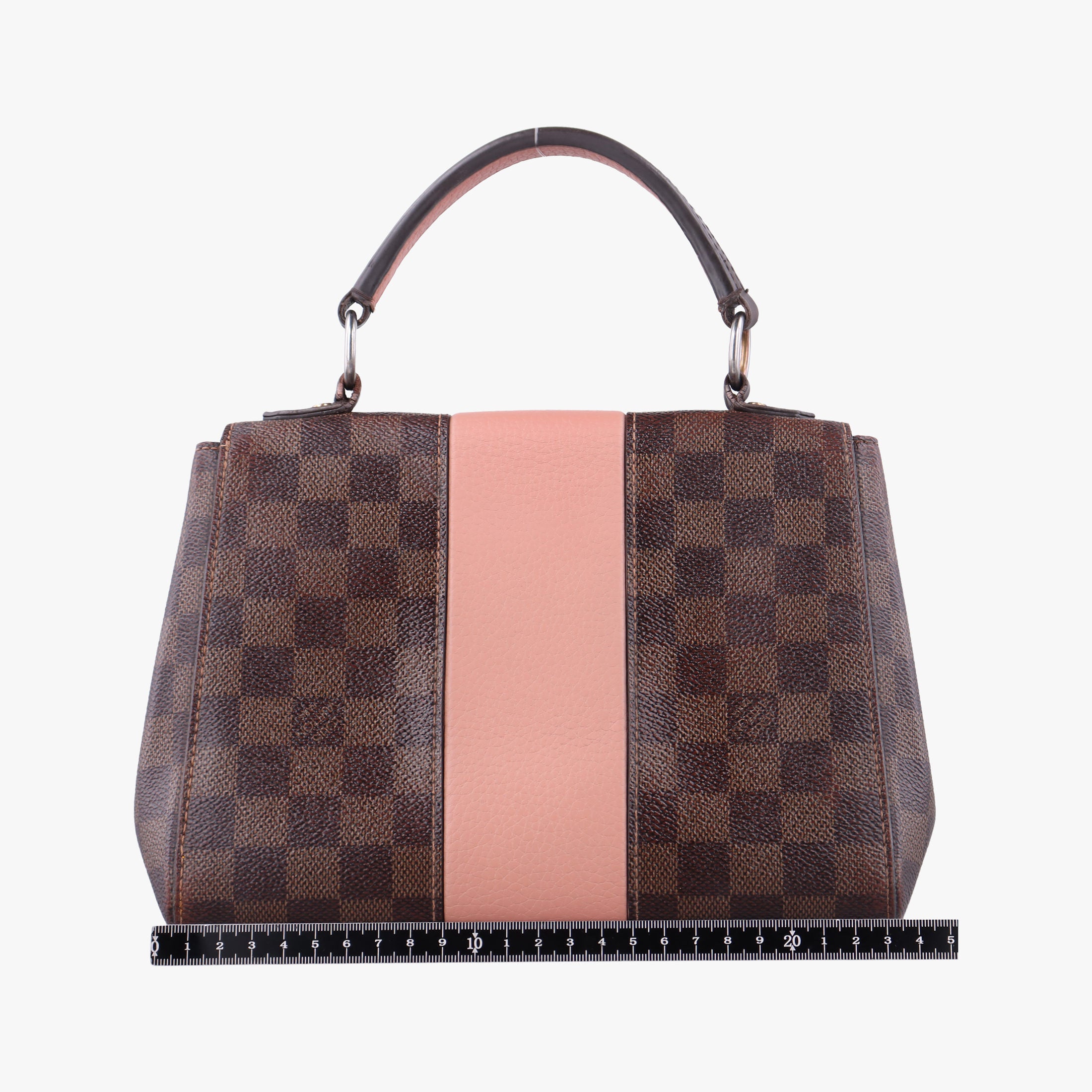 Pre-owned Louis Vuitton Bond Street EBENE×Magnolia Damier Canvas×Taurillon leather N64417 shoulderbag | stylenewstar