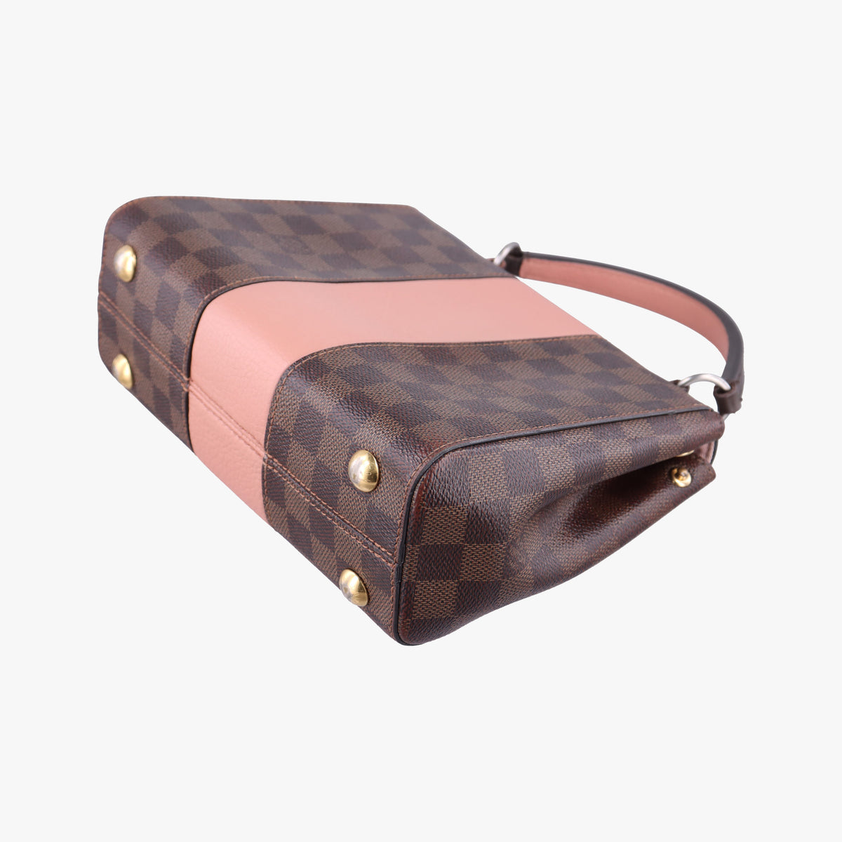 Pre-owned Louis Vuitton Bond Street EBENE×Magnolia Damier Canvas×Taurillon leather N64417 shoulderbag | stylenewstar