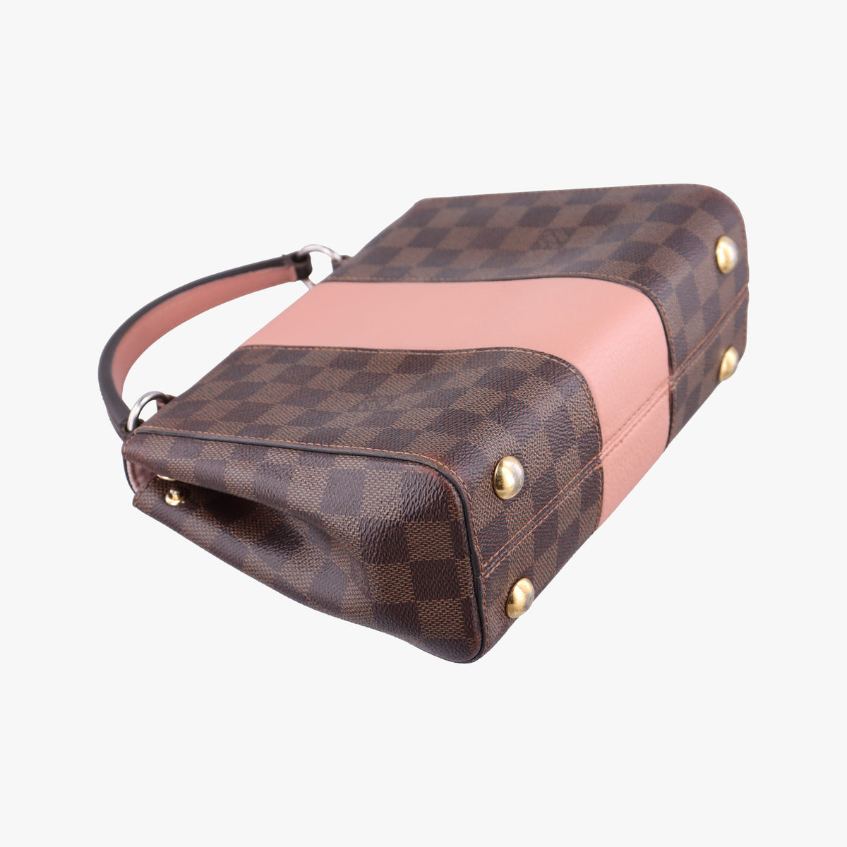 Pre-owned Louis Vuitton Bond Street EBENE×Magnolia Damier Canvas×Taurillon leather N64417 shoulderbag | stylenewstar