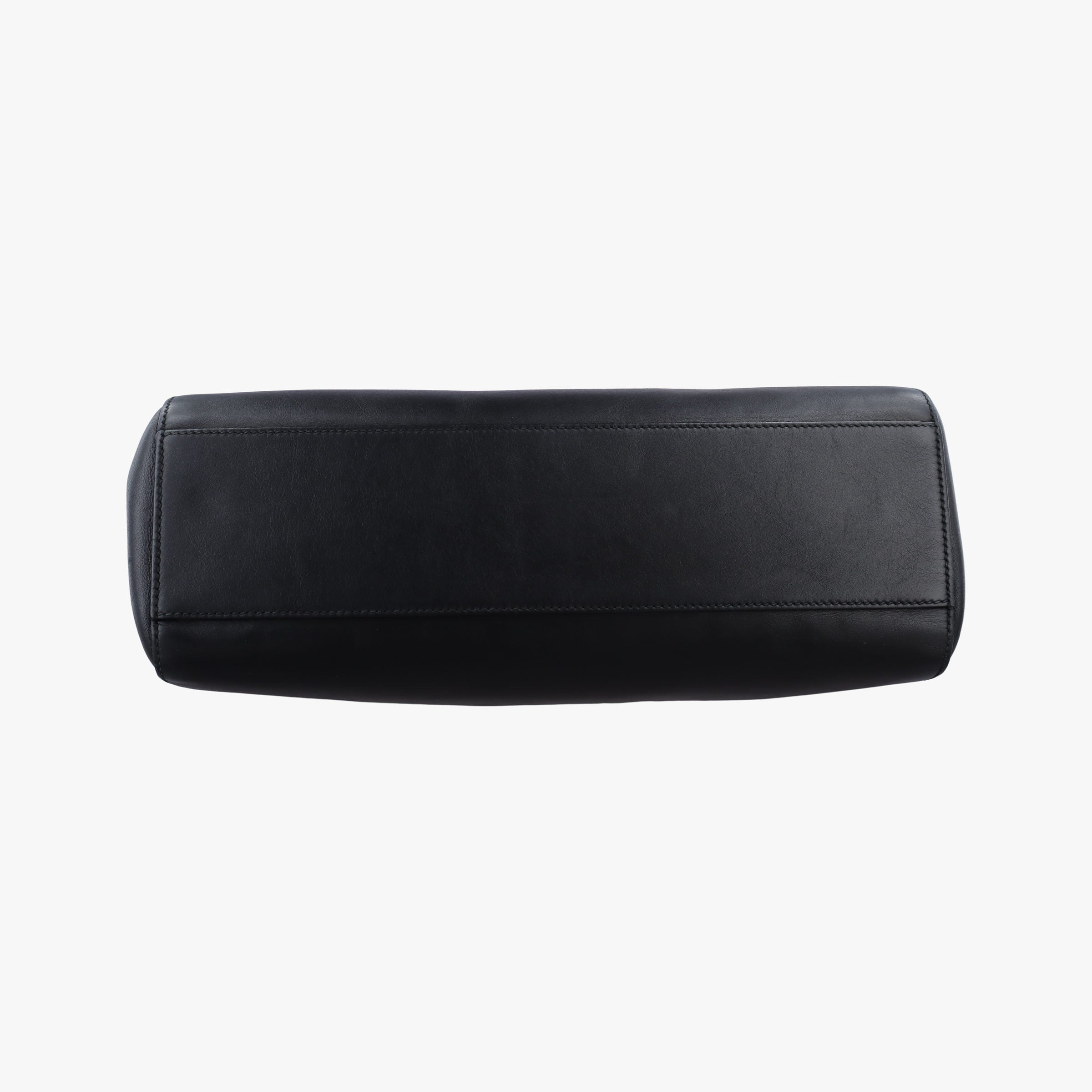 Pre-owned Gucci Bamboo Nymphaea Medium Top Handle Black Leather 453766 shoulderbag | stylenewstar
