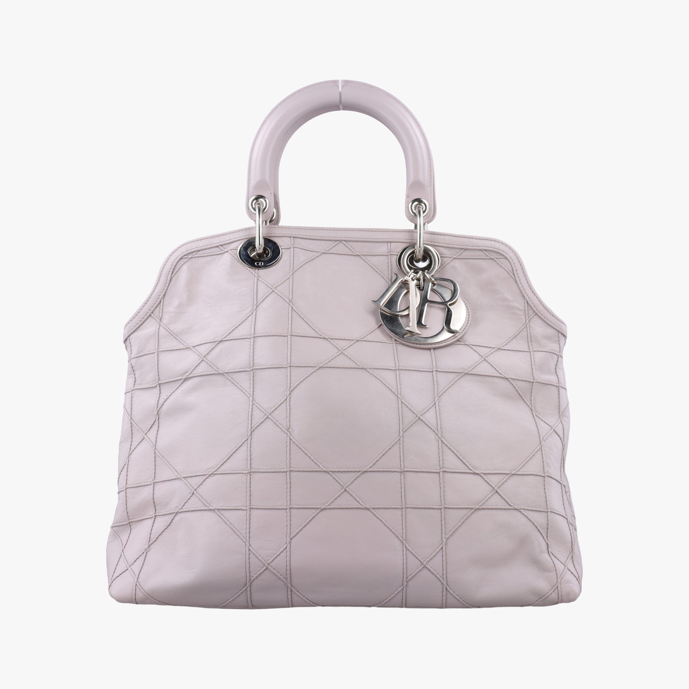 Pre-owned Christian Dior Granville Purple lambskin  handbag | stylenewstar