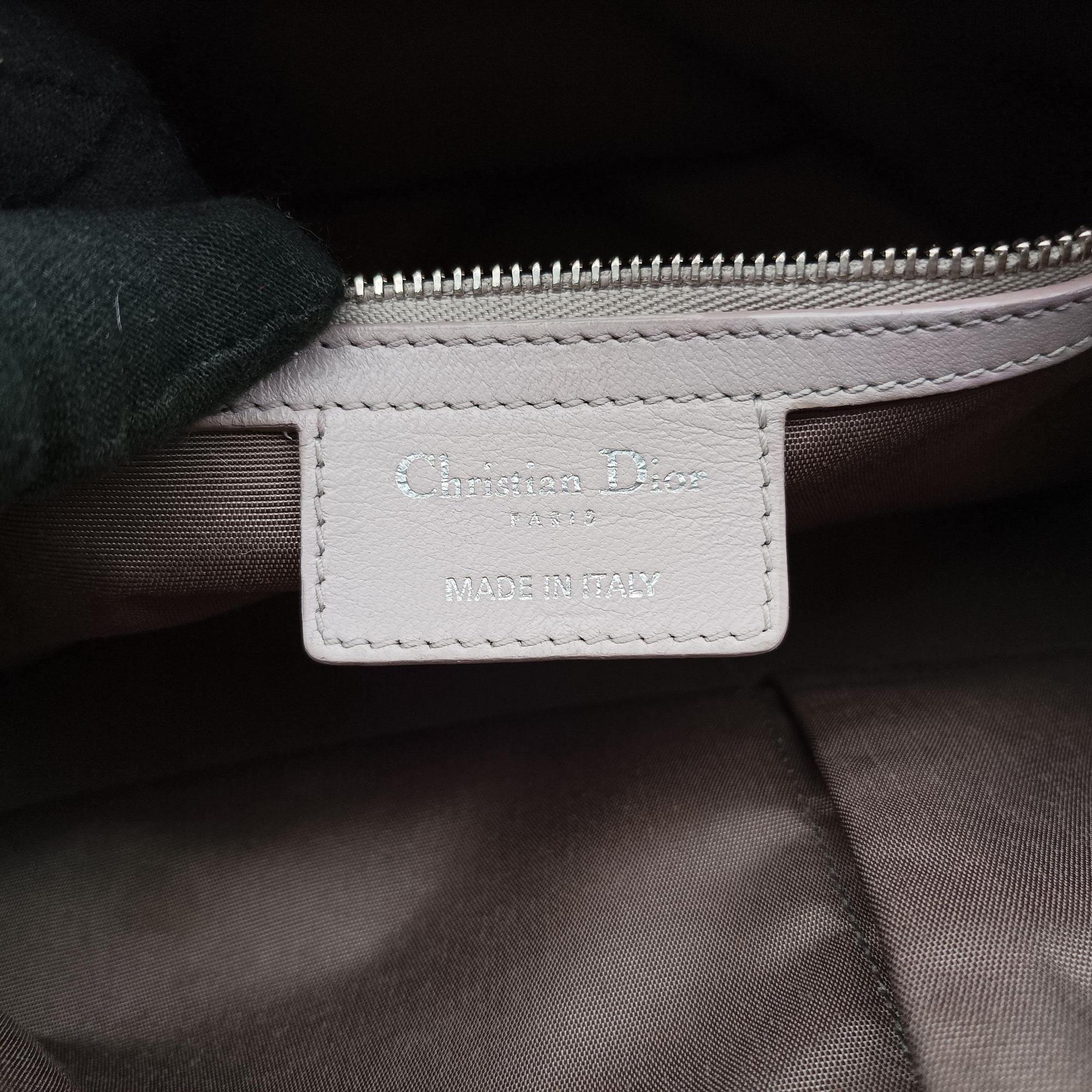 Pre-owned Christian Dior Granville Purple lambskin  handbag | stylenewstar