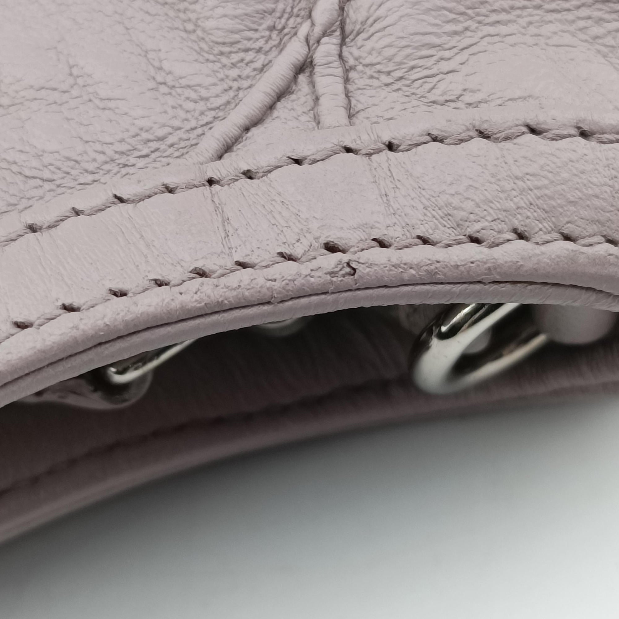 Pre-owned Christian Dior Granville Purple lambskin  handbag | stylenewstar