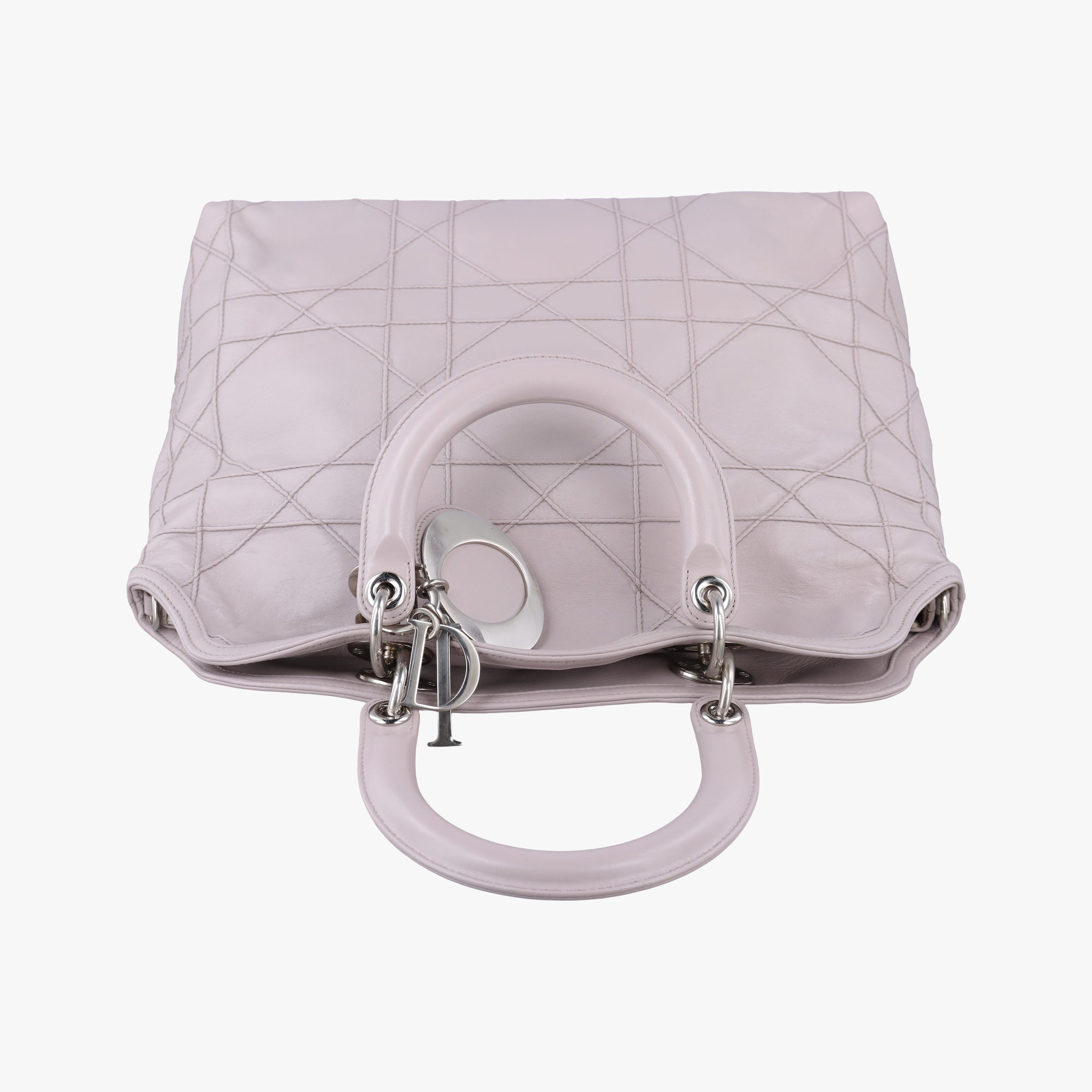 Pre-owned Christian Dior Granville Purple lambskin  handbag | stylenewstar