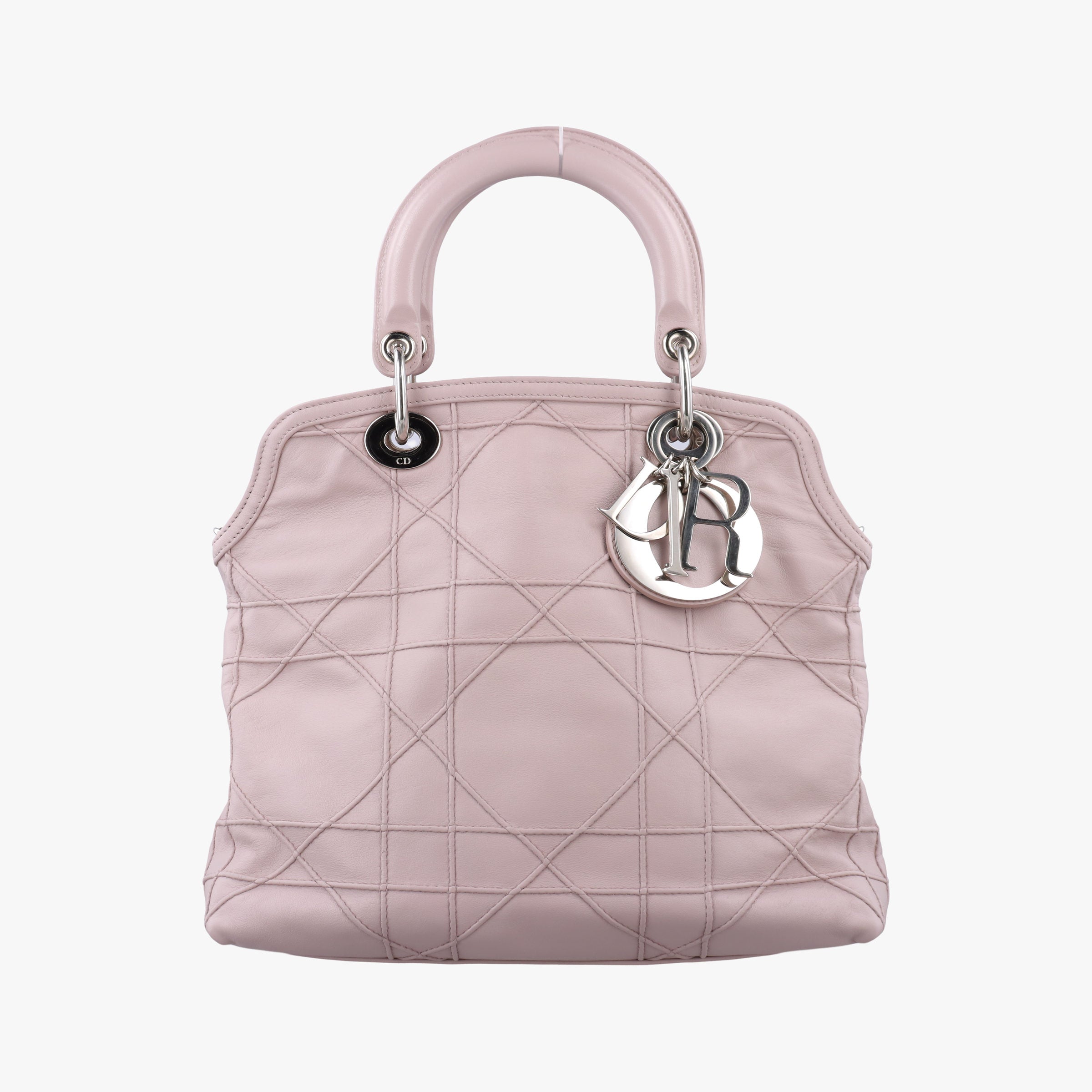 Pre-owned Christian Dior Granville Pink lambskin  handbag | stylenewstar