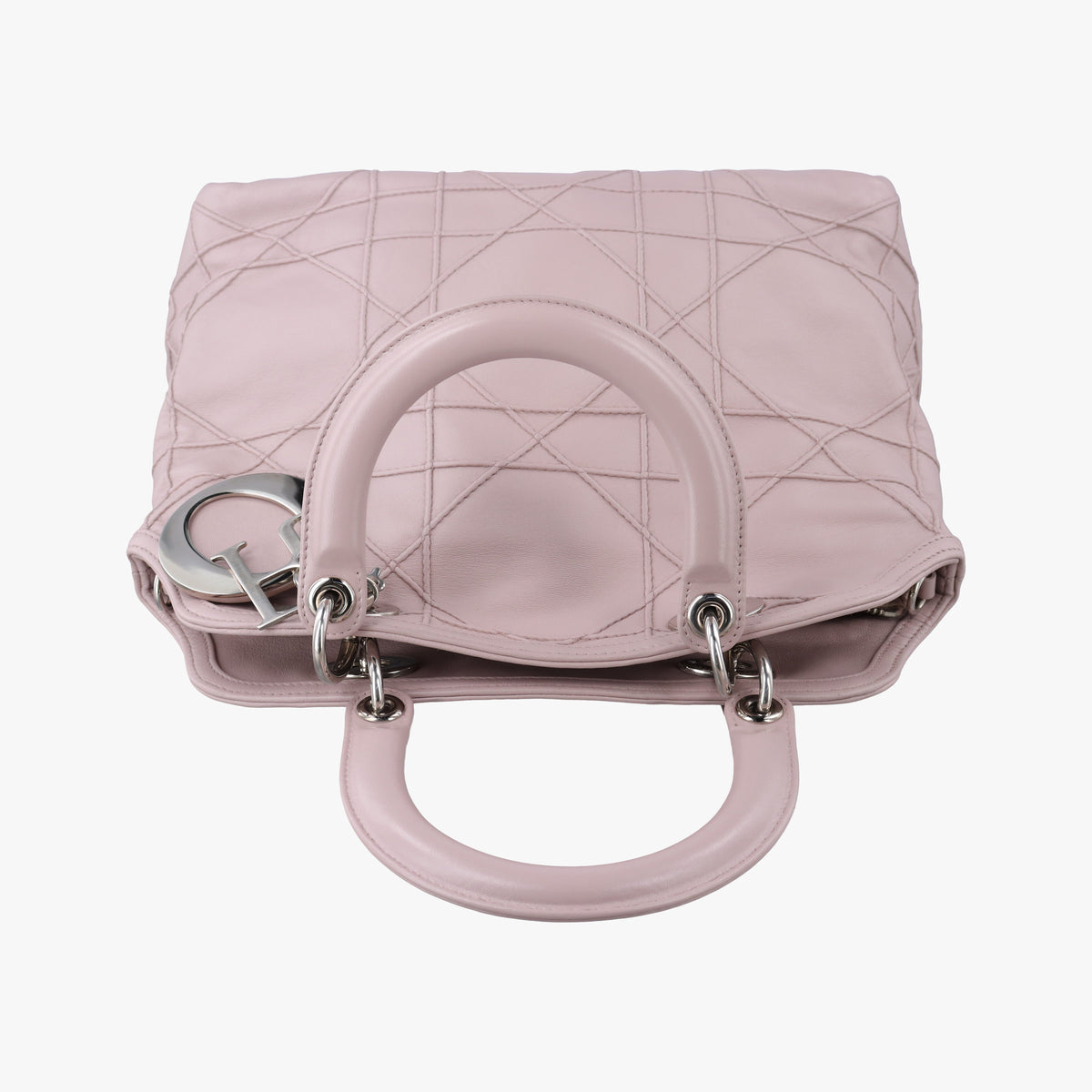 Pre-owned Christian Dior Granville Pink lambskin  handbag | stylenewstar