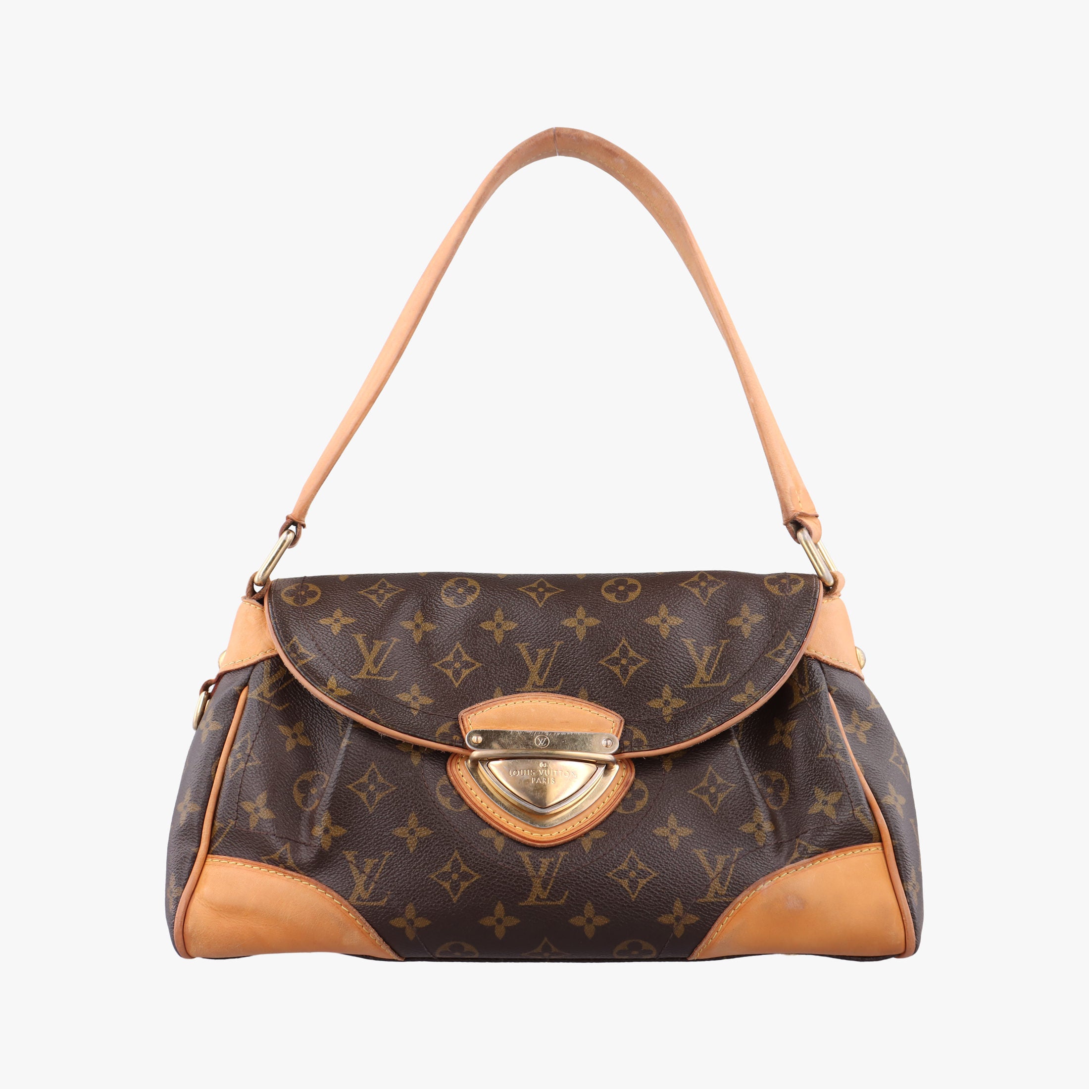 Pre-owned Louis Vuitton Beverly MM brown Monogram Canvas M40121 shoulderbag | stylenewstar