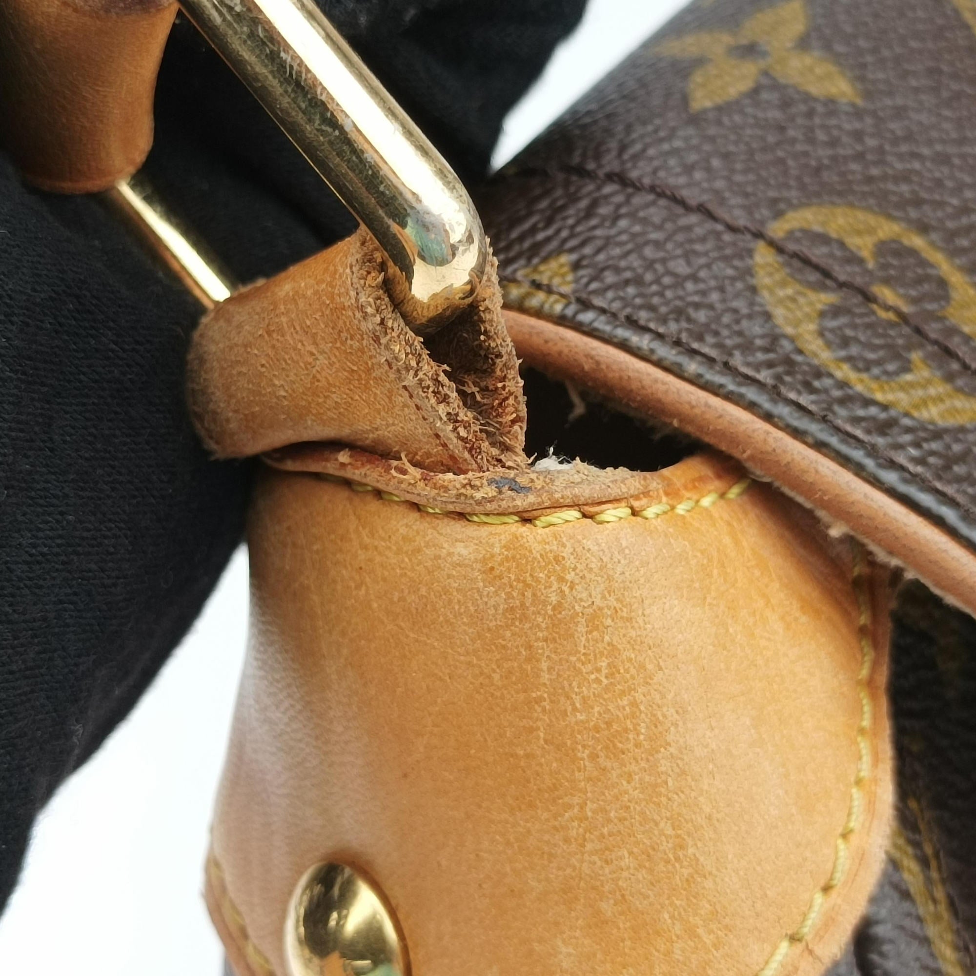 Pre-owned Louis Vuitton Beverly MM brown Monogram Canvas M40121 shoulderbag | stylenewstar