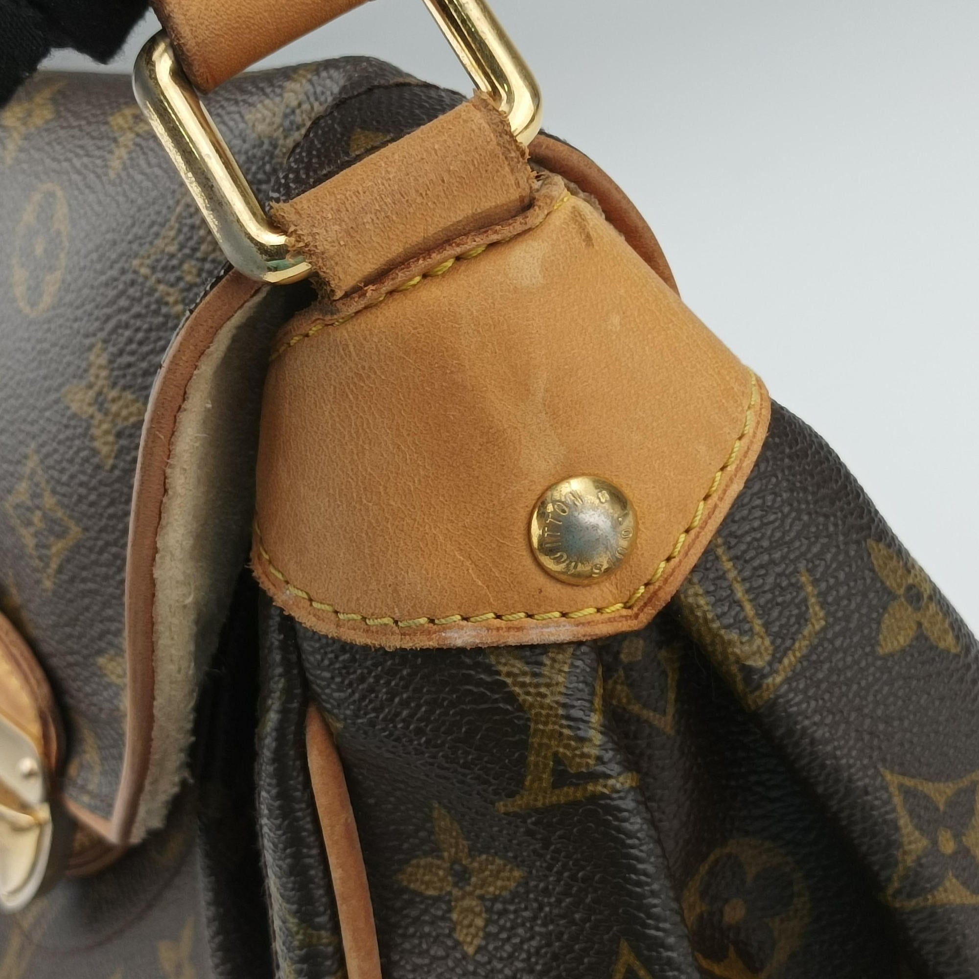 Pre-owned Louis Vuitton Beverly MM brown Monogram Canvas M40121 shoulderbag | stylenewstar