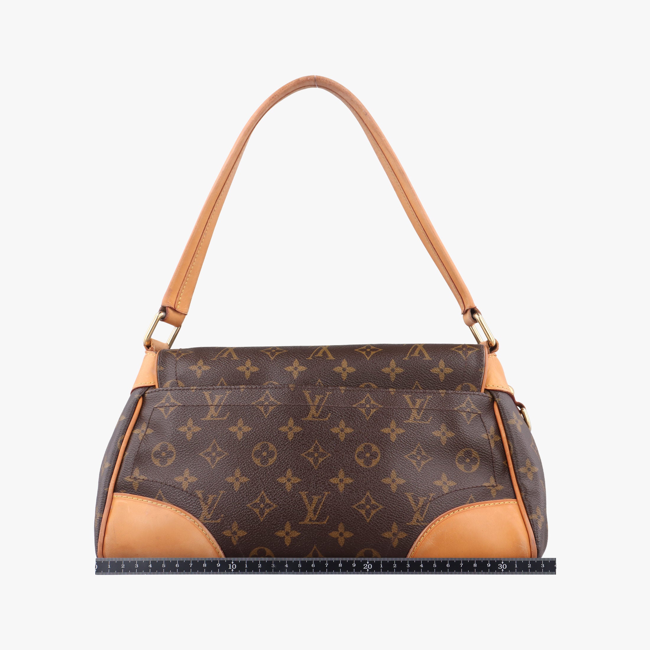 Pre-owned Louis Vuitton Beverly MM brown Monogram Canvas M40121 shoulderbag | stylenewstar