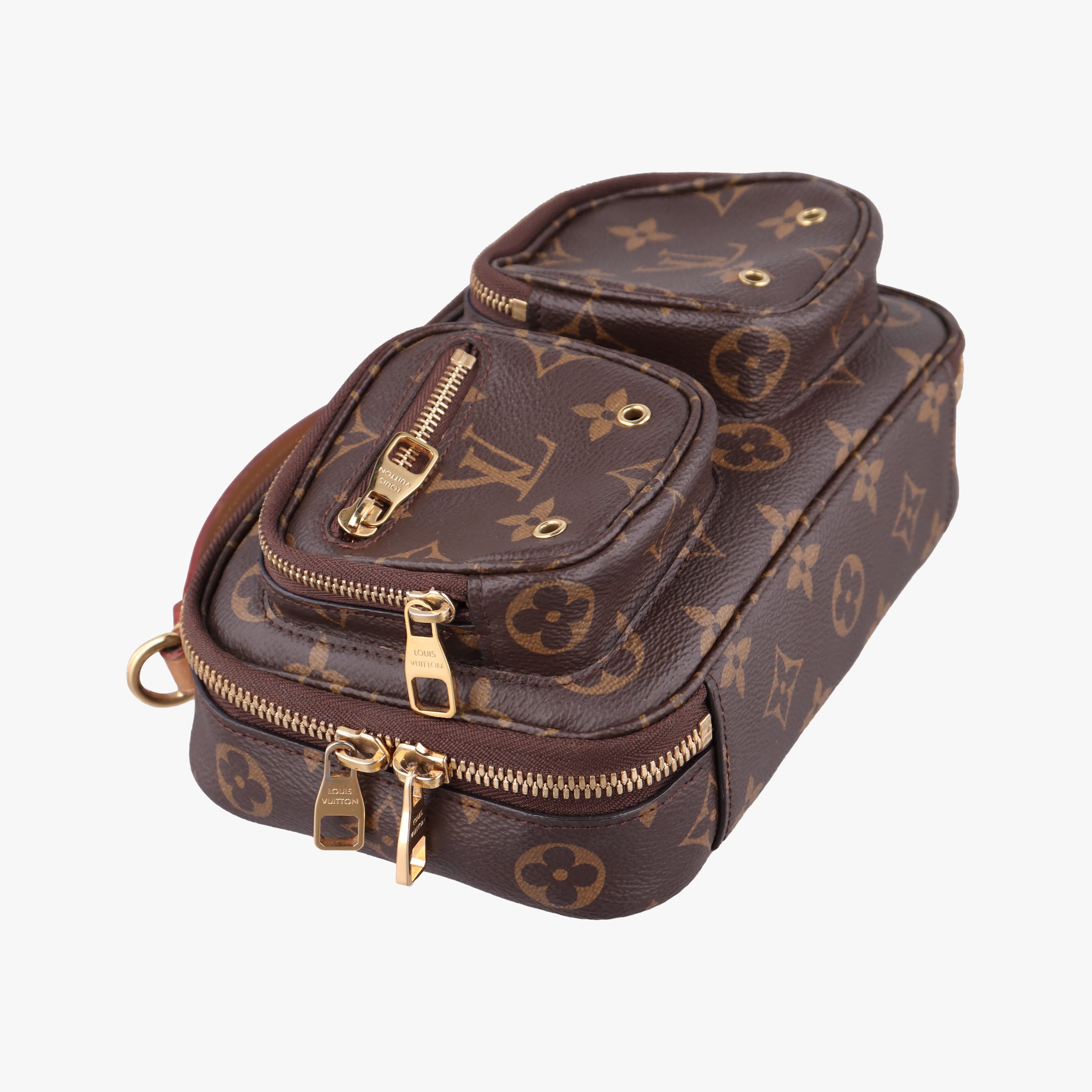 Pre-owned Louis Vuitton Utility Crossbody brown Monogram Canvas M80446 shoulderbag | stylenewstar