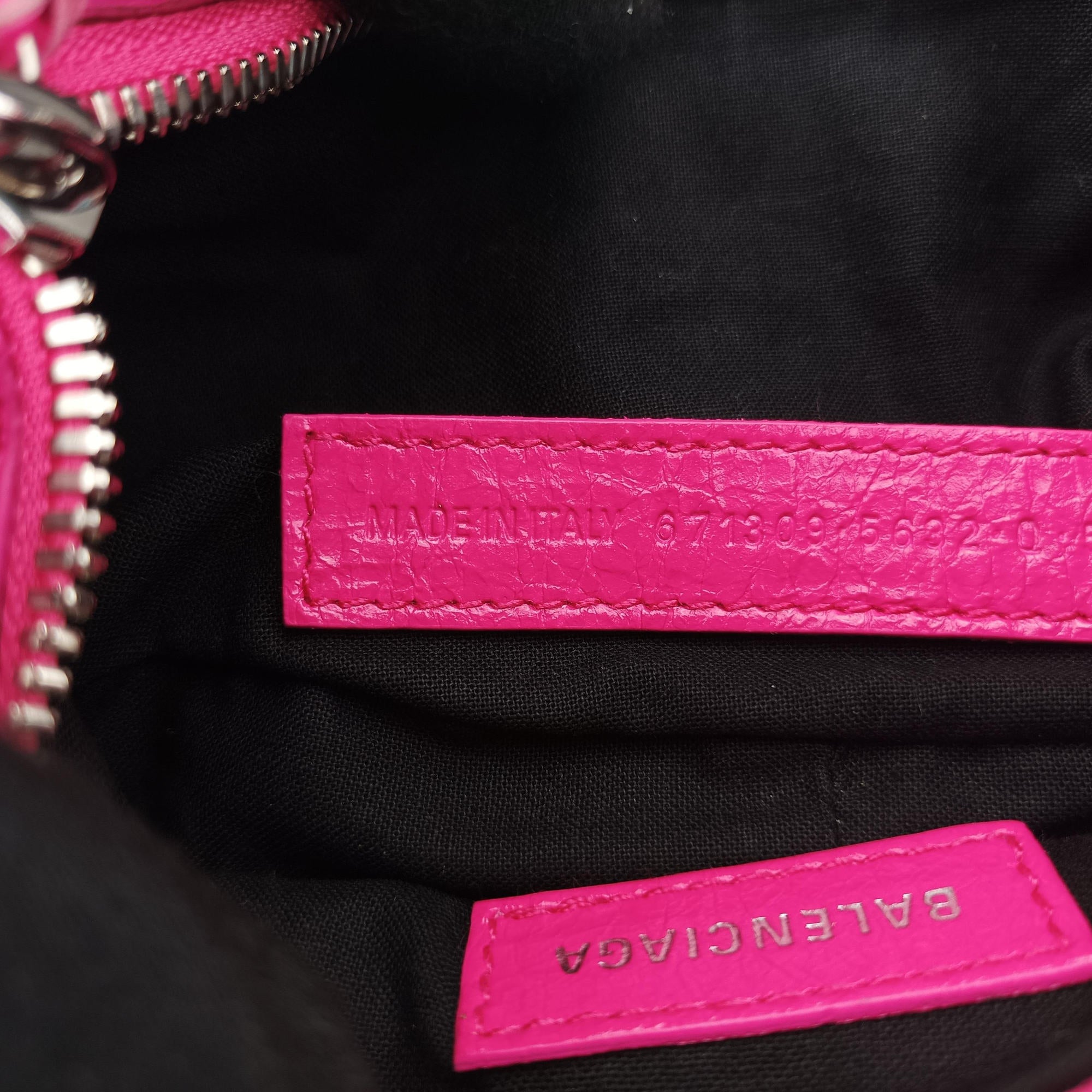 Pre-owned Balenciaga Le Cagole Pink lambskin  shoulderbag | stylenewstar