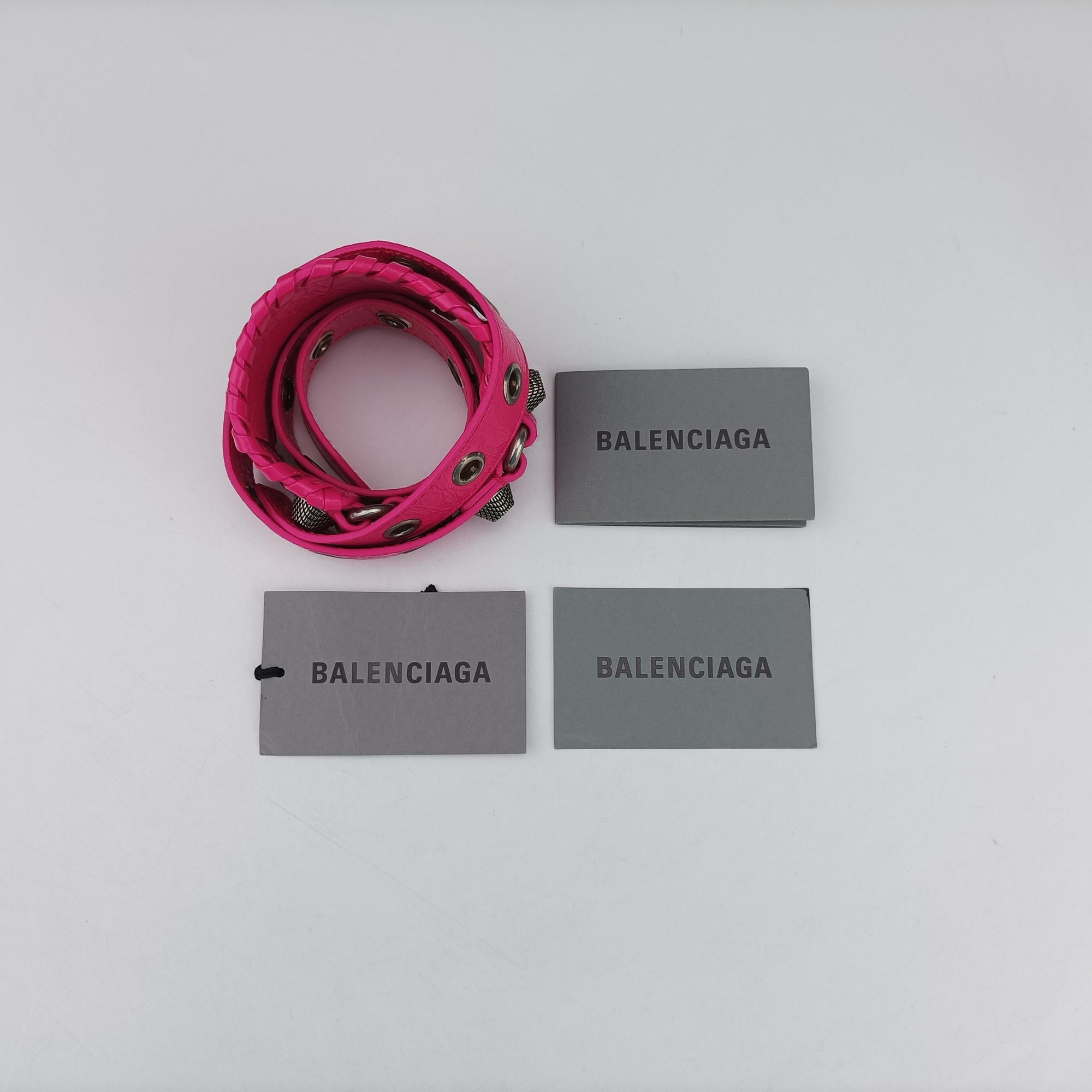 Pre-owned Balenciaga Le Cagole Pink lambskin  shoulderbag | stylenewstar