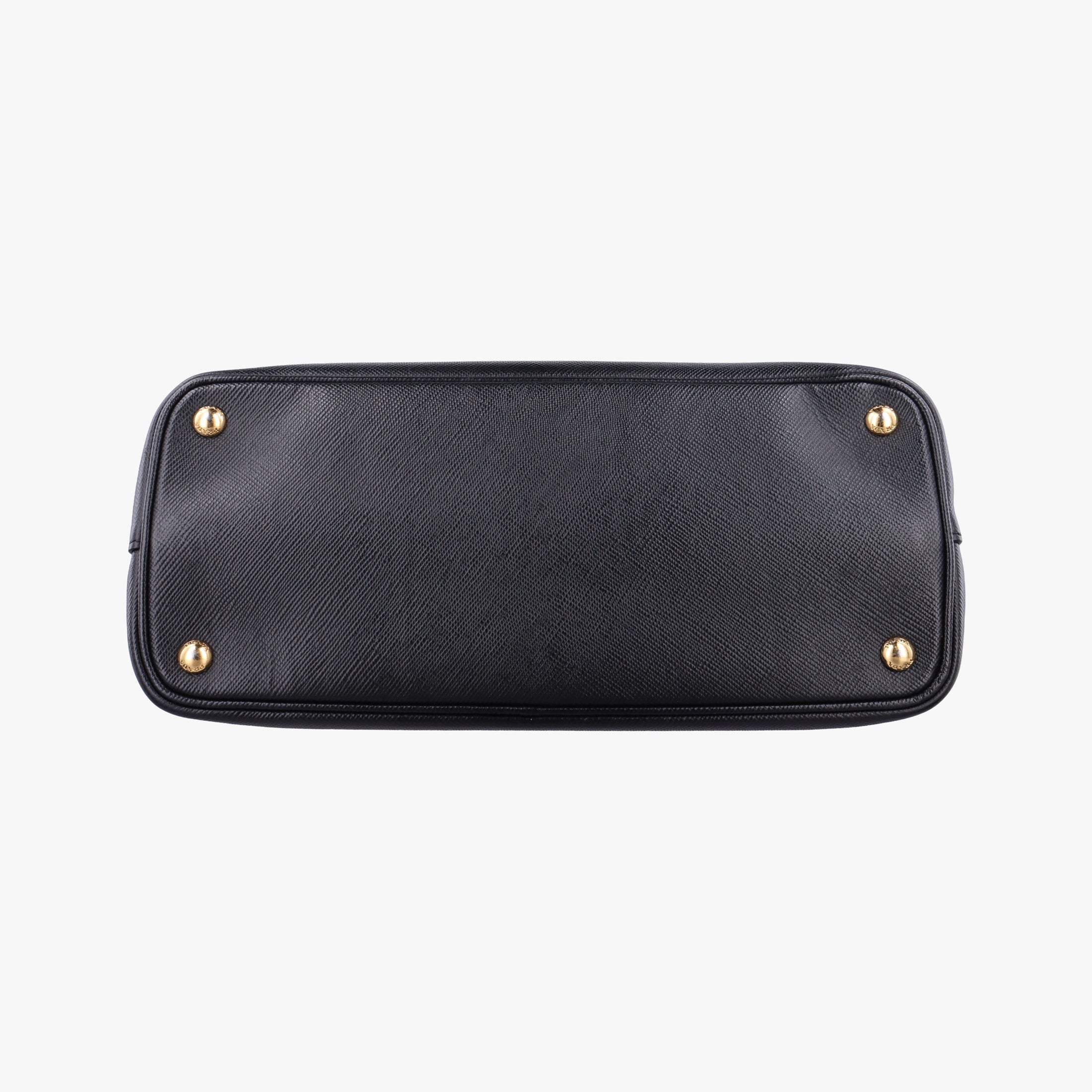 Pre-owned Prada Double Cuir Black SAFFIANO Leather B2756T handbag | stylenewstar