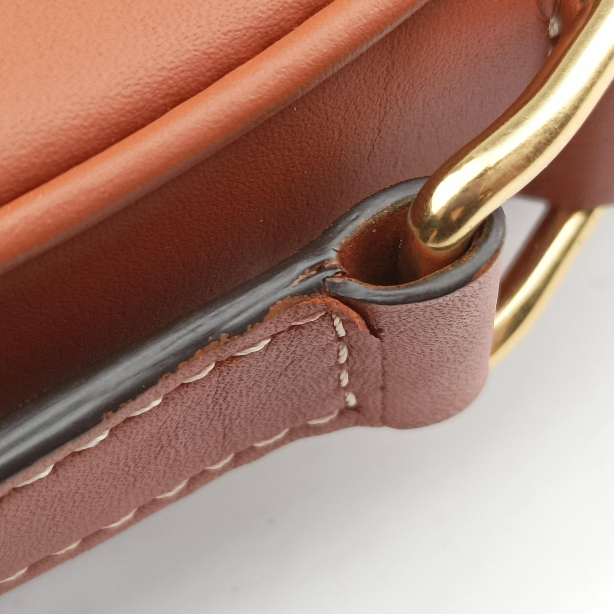 Pre-owned Celine Besace 16 Small Brown Leather W-SL-2 shoulderbag | stylenewstar