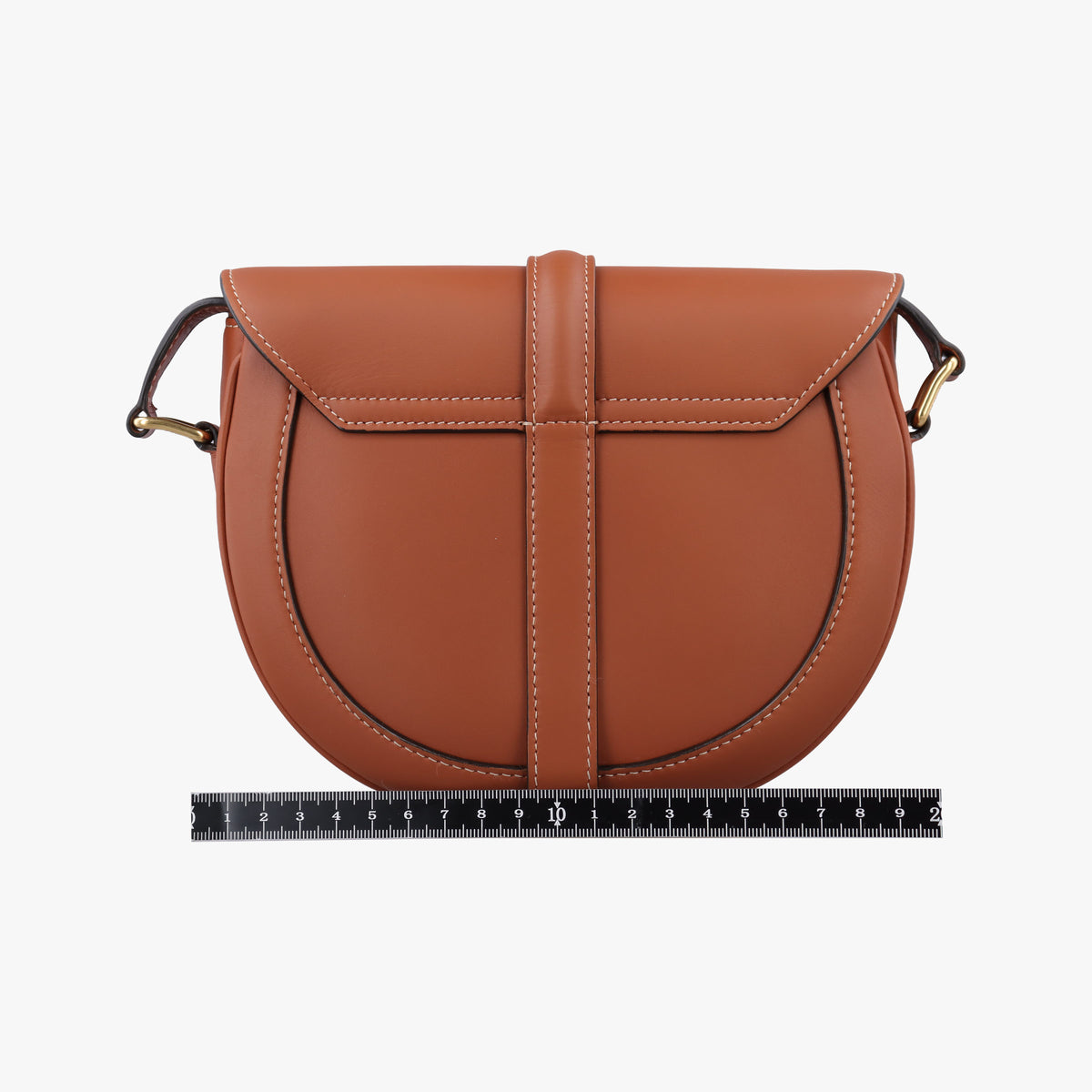 Pre-owned Celine Besace 16 Small Brown Leather W-SL-2 shoulderbag | stylenewstar