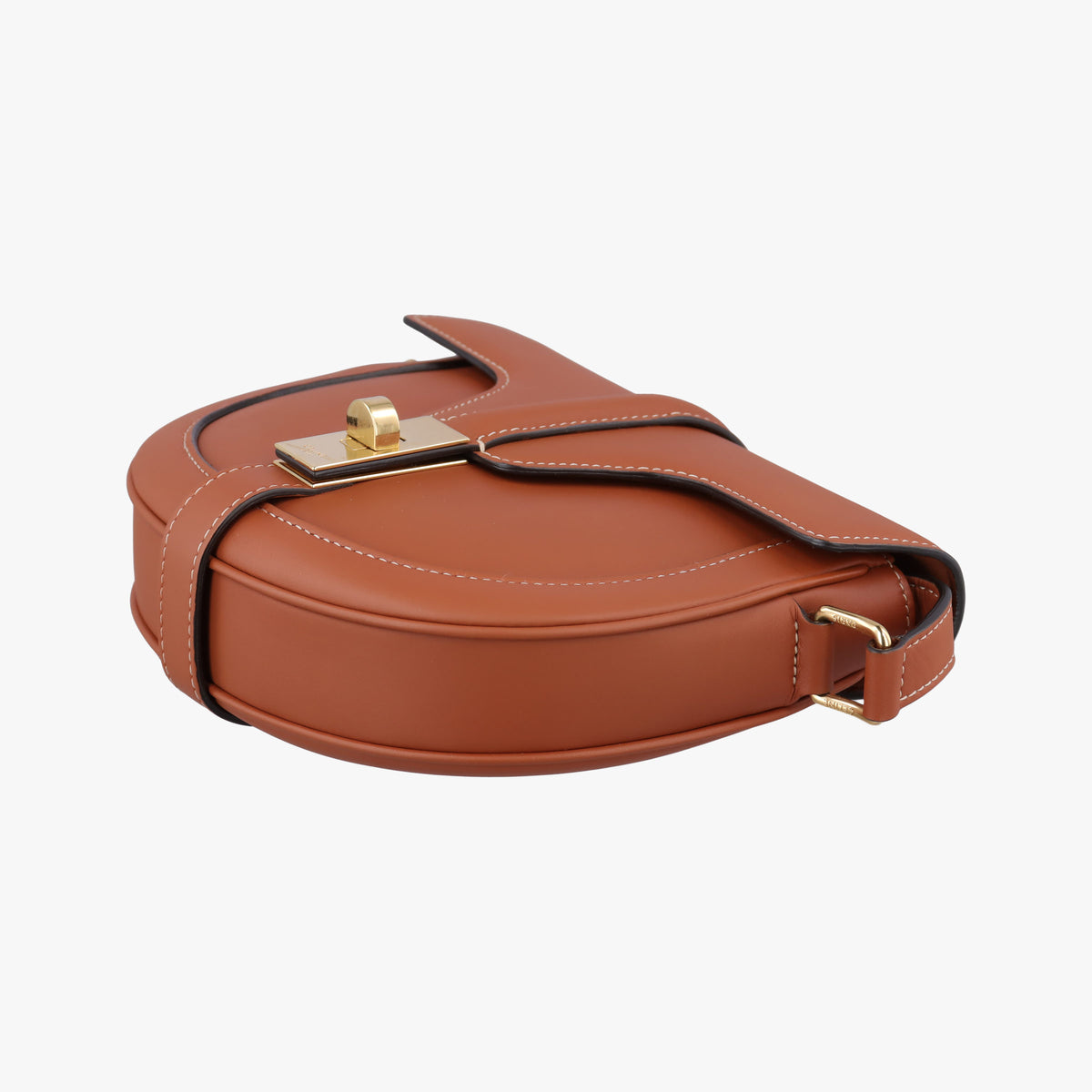Pre-owned Celine Besace 16 Small Brown Leather W-SL-2 shoulderbag | stylenewstar