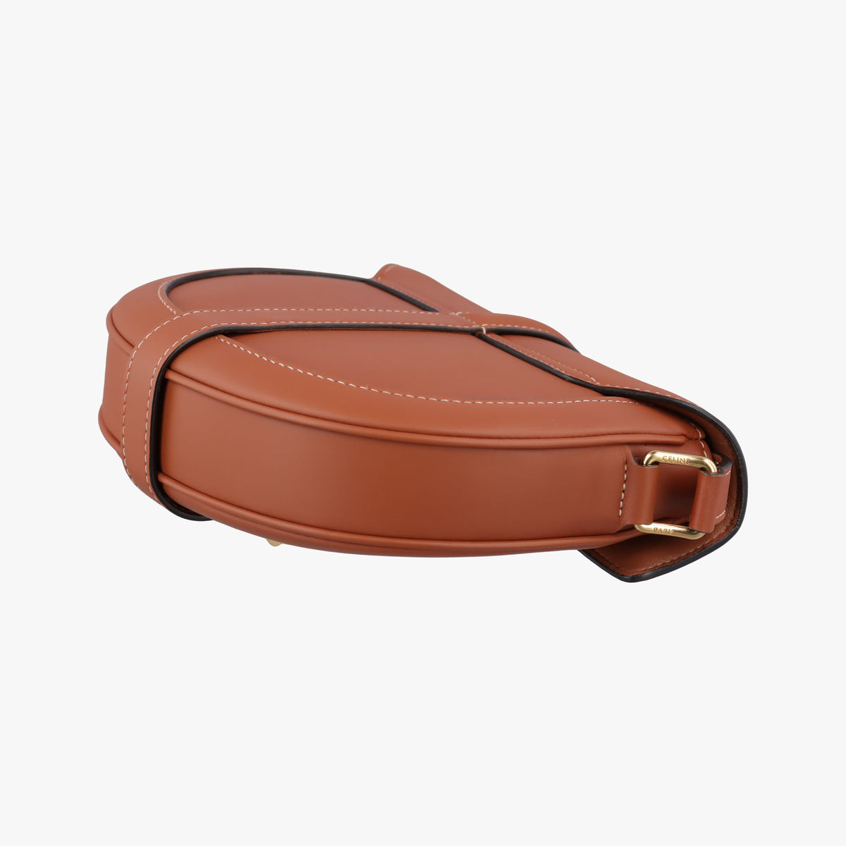 Pre-owned Celine Besace 16 Small Brown Leather W-SL-2 shoulderbag | stylenewstar