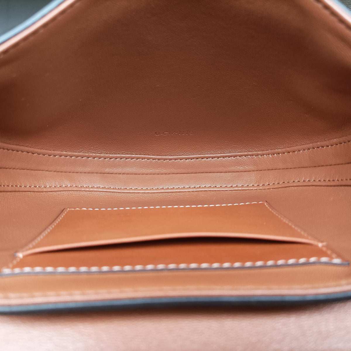 Pre-owned Celine Besace 16 Small Brown Leather W-SL-2 shoulderbag | stylenewstar