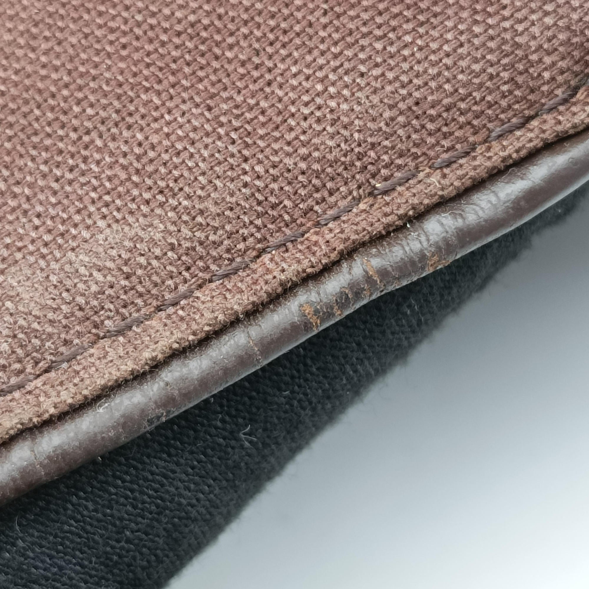 Pre-owned Louis Vuitton BROOKLYN MM EBENE Damier Canvas N51211 shoulderbag | stylenewstar