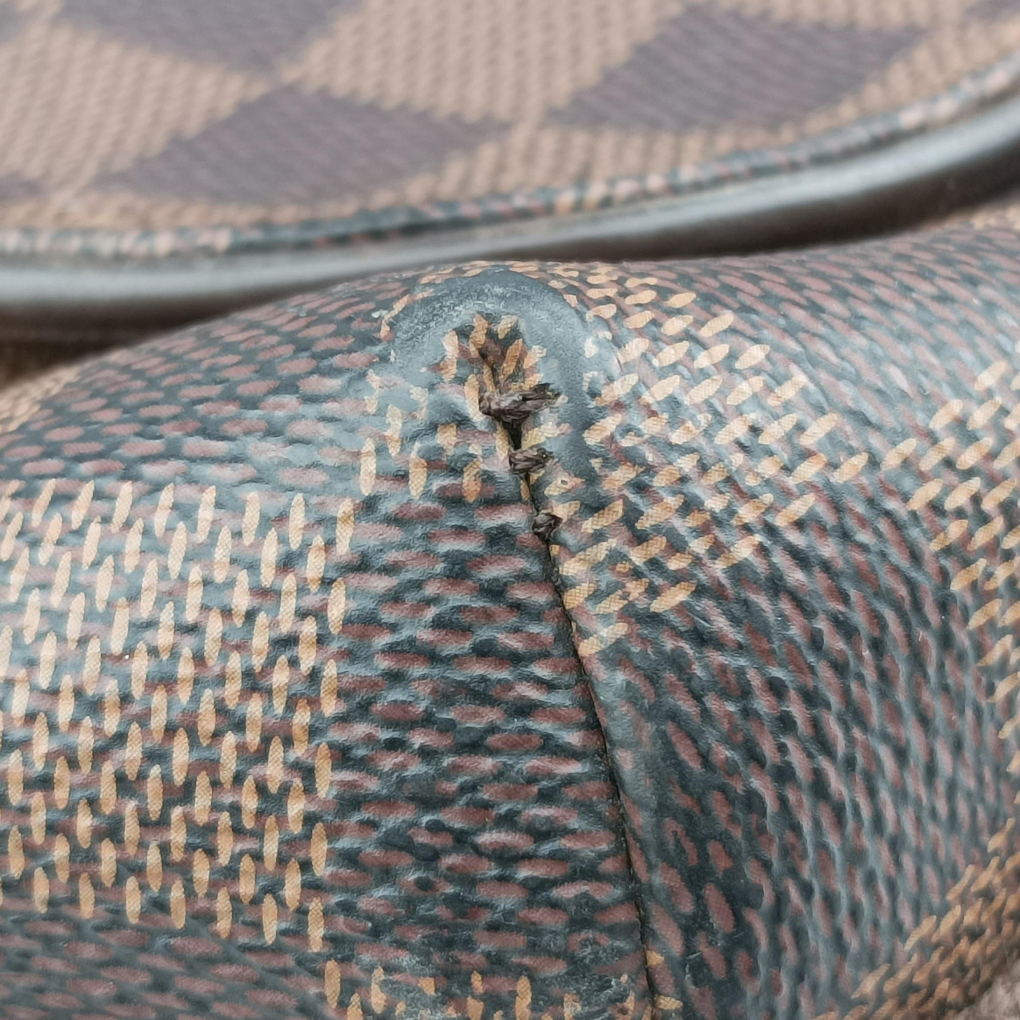 Pre-owned Louis Vuitton BROOKLYN MM EBENE Damier Canvas N51211 shoulderbag | stylenewstar
