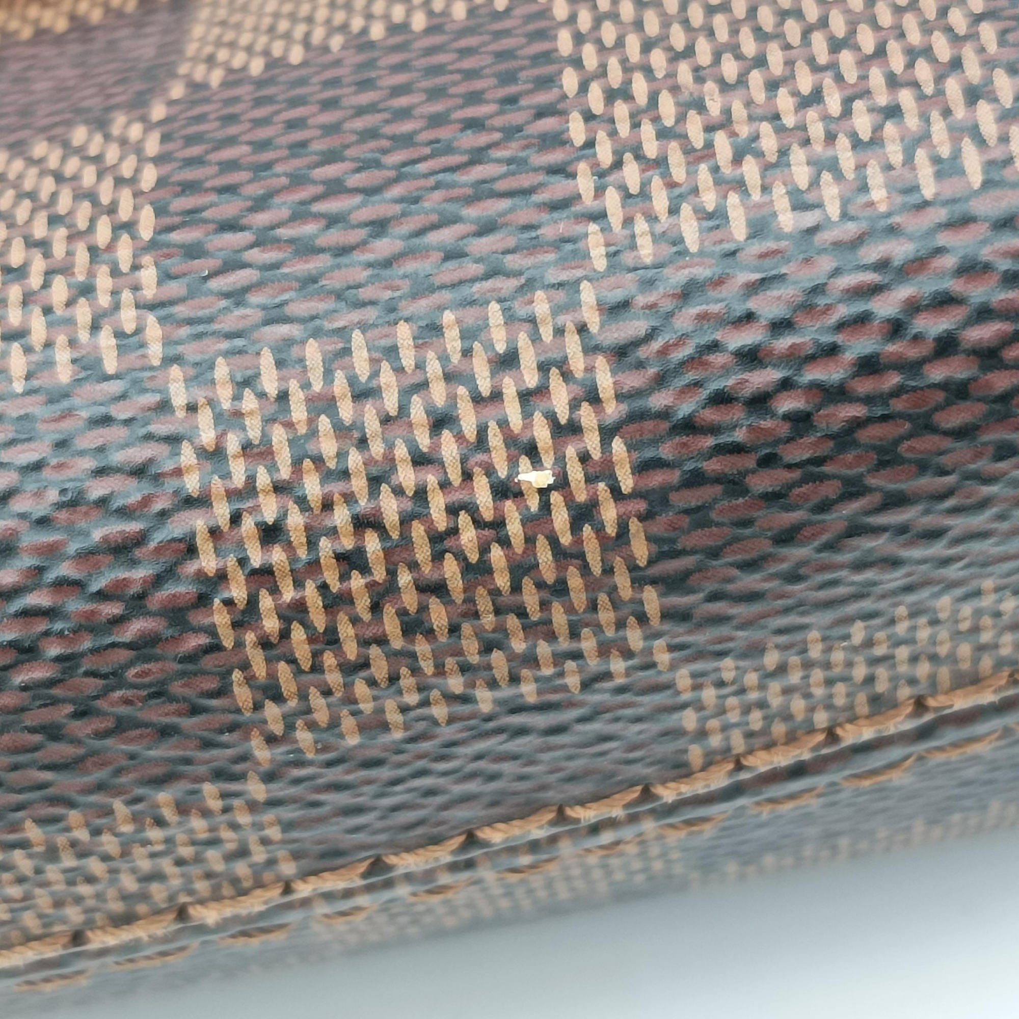 Pre-owned Louis Vuitton BROOKLYN MM EBENE Damier Canvas N51211 shoulderbag | stylenewstar