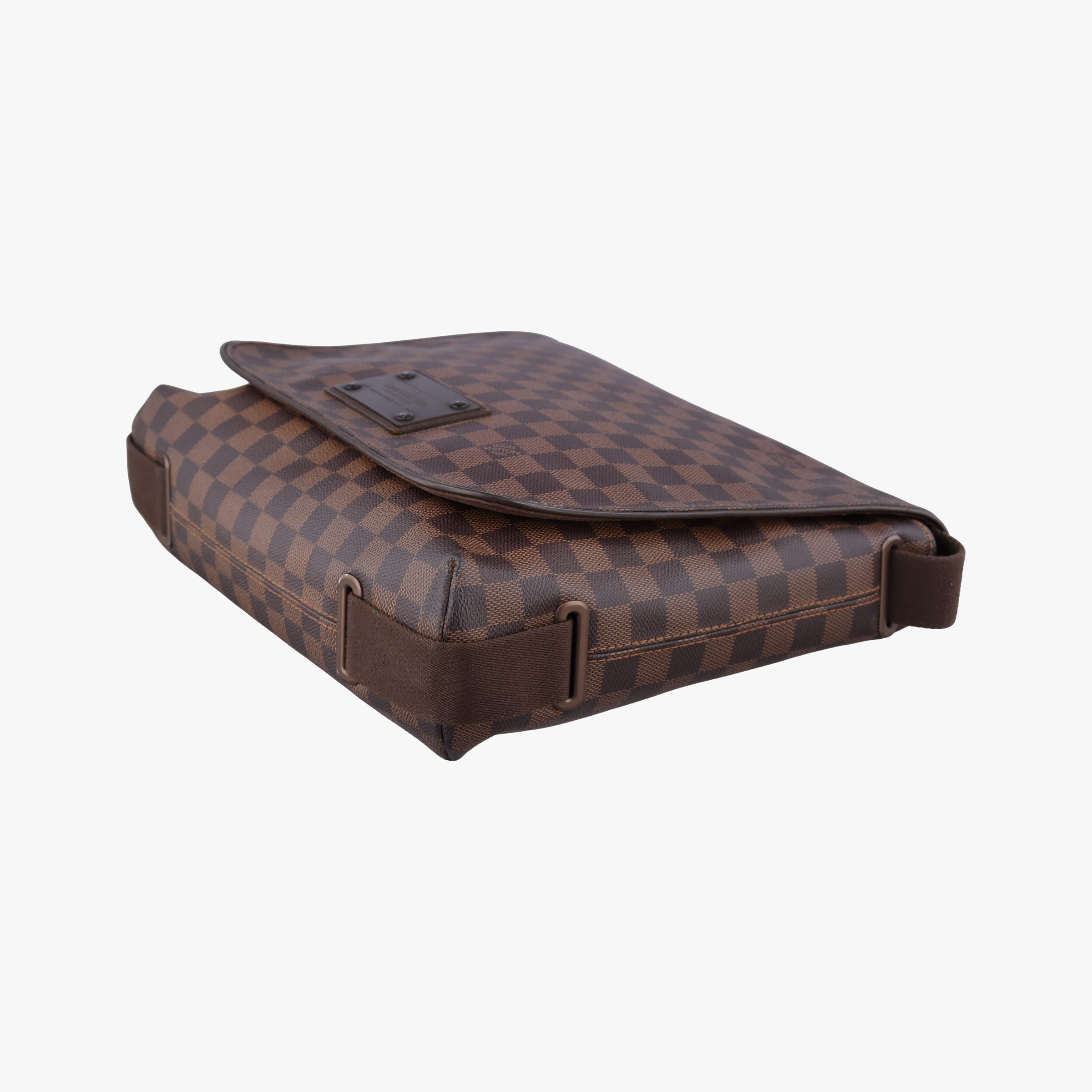 Pre-owned Louis Vuitton BROOKLYN MM EBENE Damier Canvas N51211 shoulderbag | stylenewstar