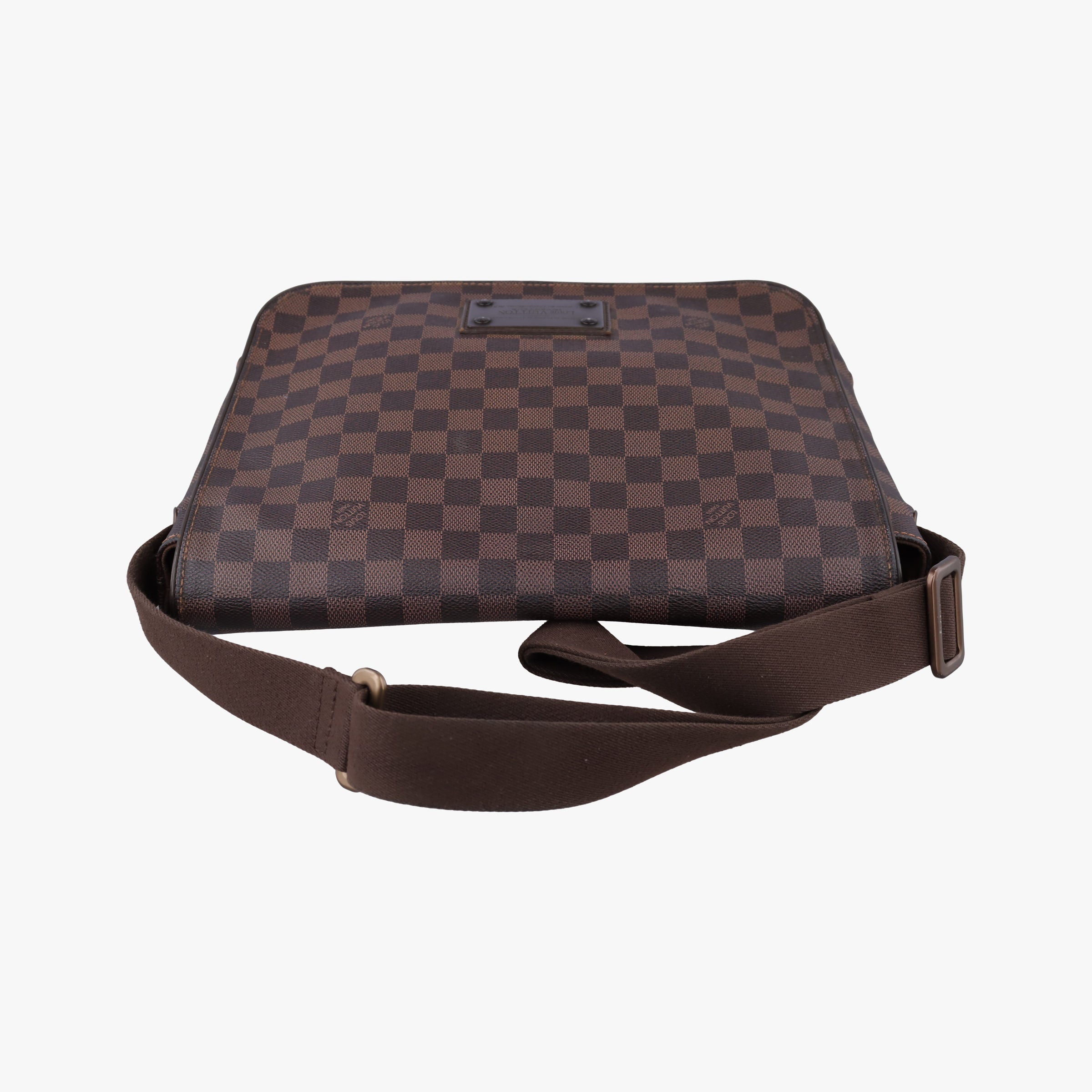 Pre-owned Louis Vuitton BROOKLYN MM EBENE Damier Canvas N51211 shoulderbag | stylenewstar