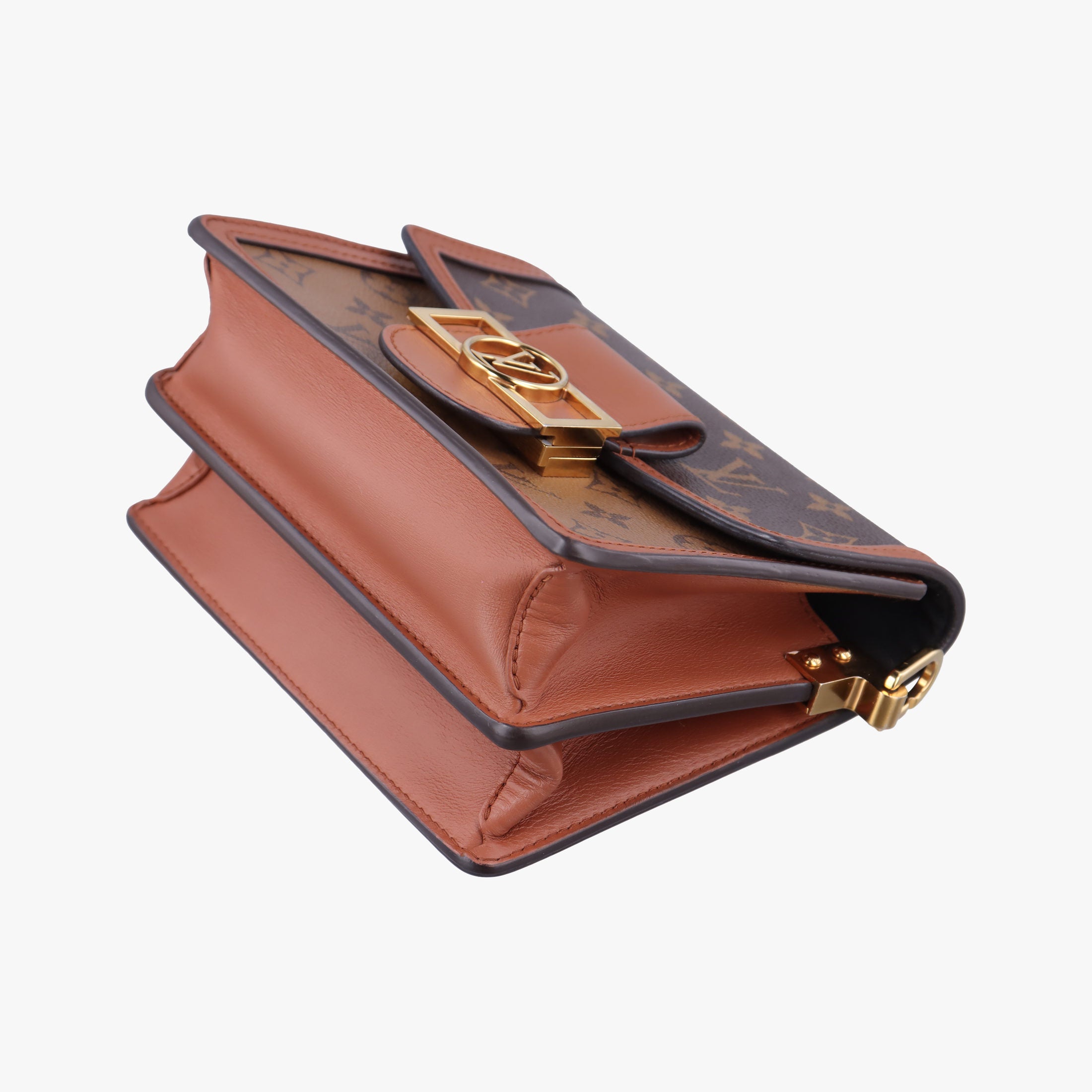 Pre-owned Louis Vuitton Dauphine Mini Brown Monogram Reverse M44580 shoulderbag | stylenewstar