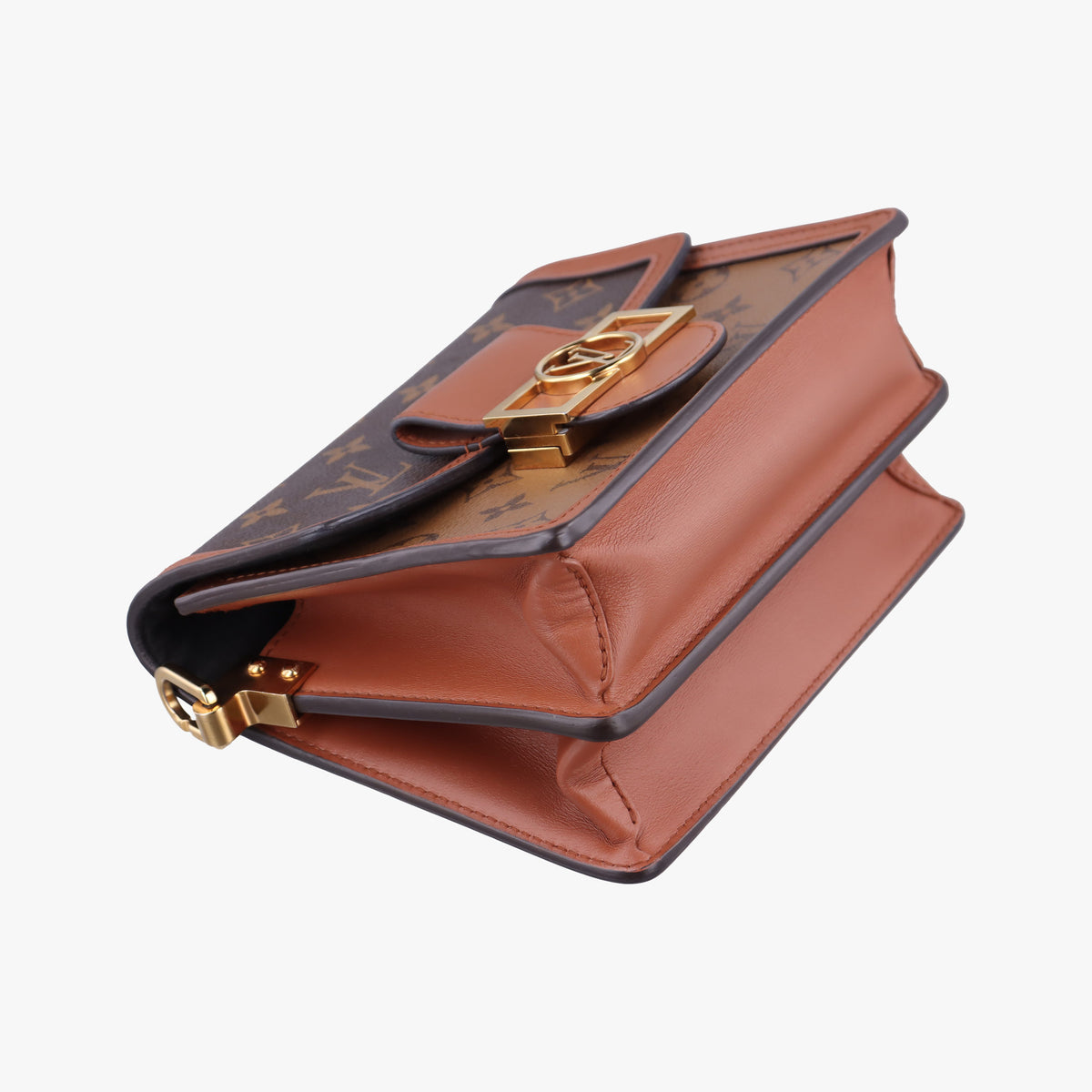 Pre-owned Louis Vuitton Dauphine Mini Brown Monogram Reverse M44580 shoulderbag | stylenewstar