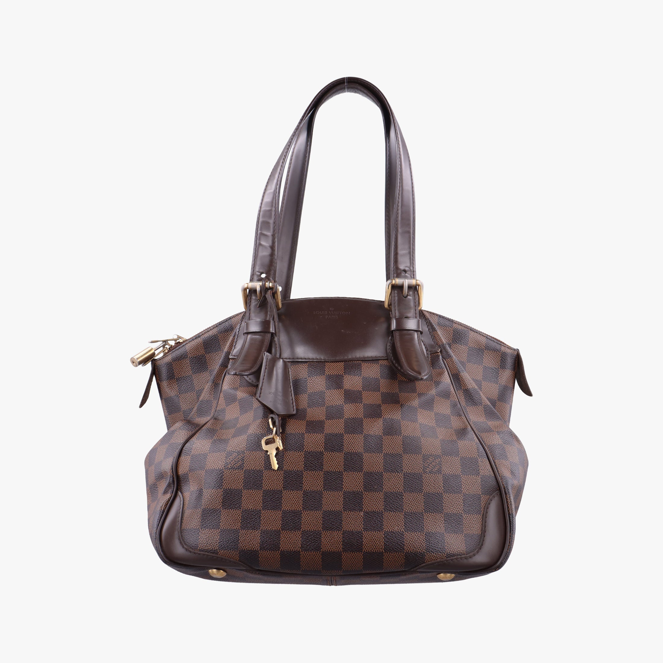 Pre-owned Louis Vuitton VERONA MM EBENE Damier Canvas N41118 shoulderbag | stylenewstar