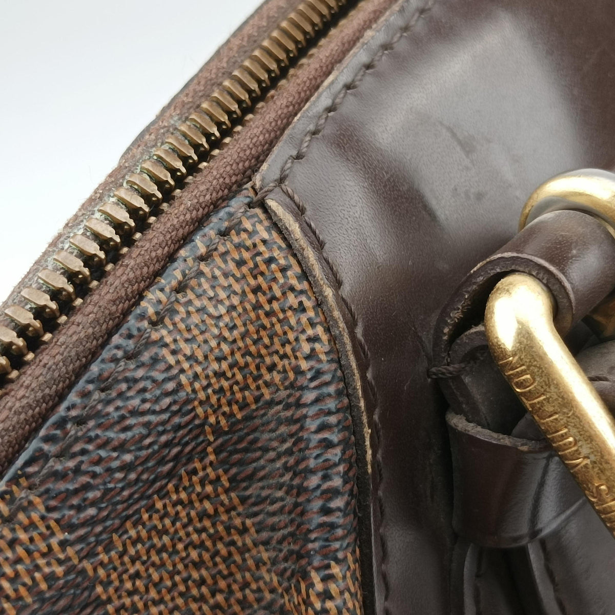 Pre-owned Louis Vuitton VERONA MM EBENE Damier Canvas N41118 shoulderbag | stylenewstar