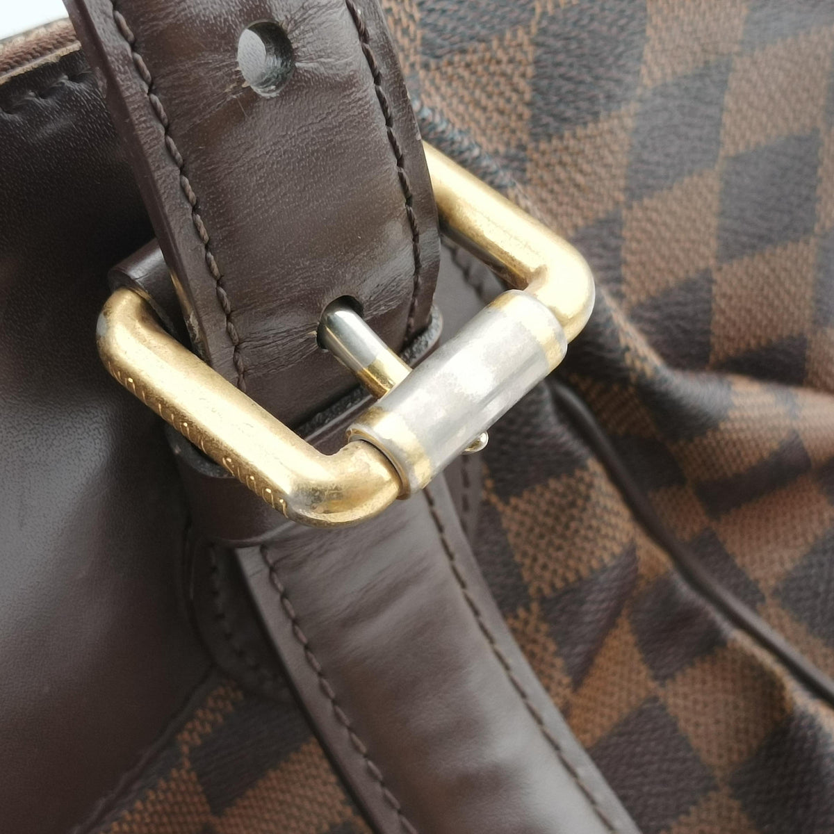 Pre-owned Louis Vuitton VERONA MM EBENE Damier Canvas N41118 shoulderbag | stylenewstar