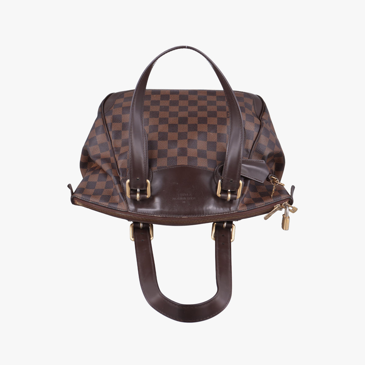 Pre-owned Louis Vuitton VERONA MM EBENE Damier Canvas N41118 shoulderbag | stylenewstar