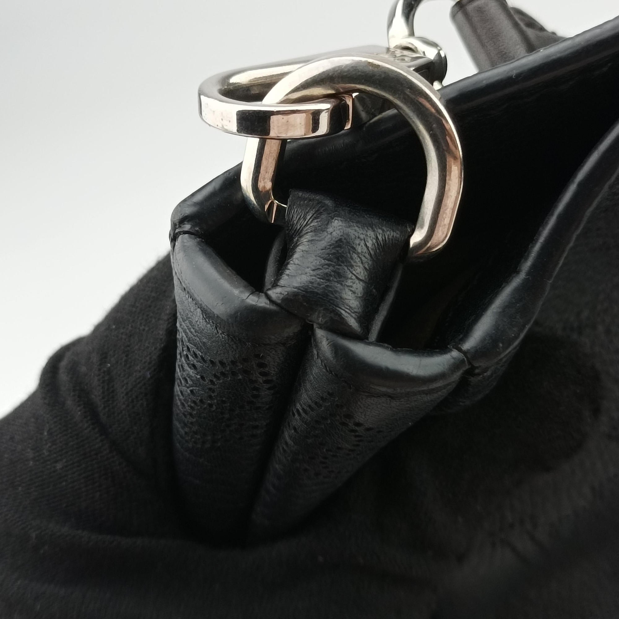 Pre-owned Louis Vuitton Babylone PM Noir Mahina Leather M50031 shoulderbag | stylenewstar