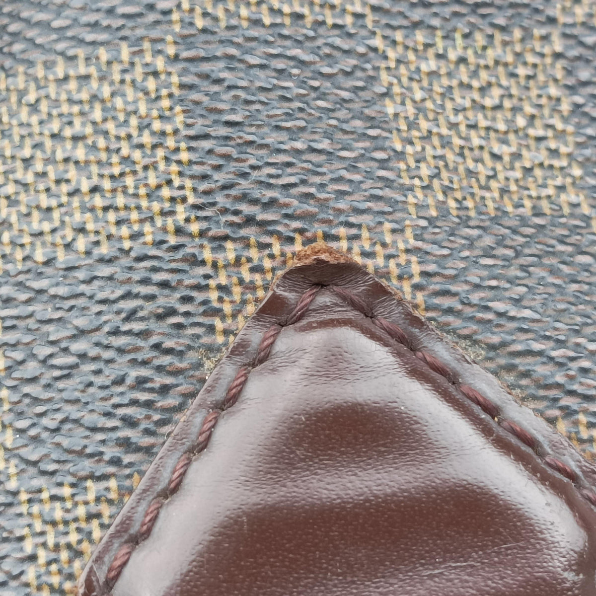 Pre-owned Louis Vuitton Saleya GM EBENE Damier Canvas N51181 shoulderbag | stylenewstar