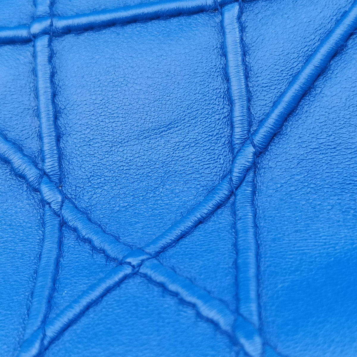 Pre-owned Christian Dior Granville Blue lambskin  shoulderbag | stylenewstar