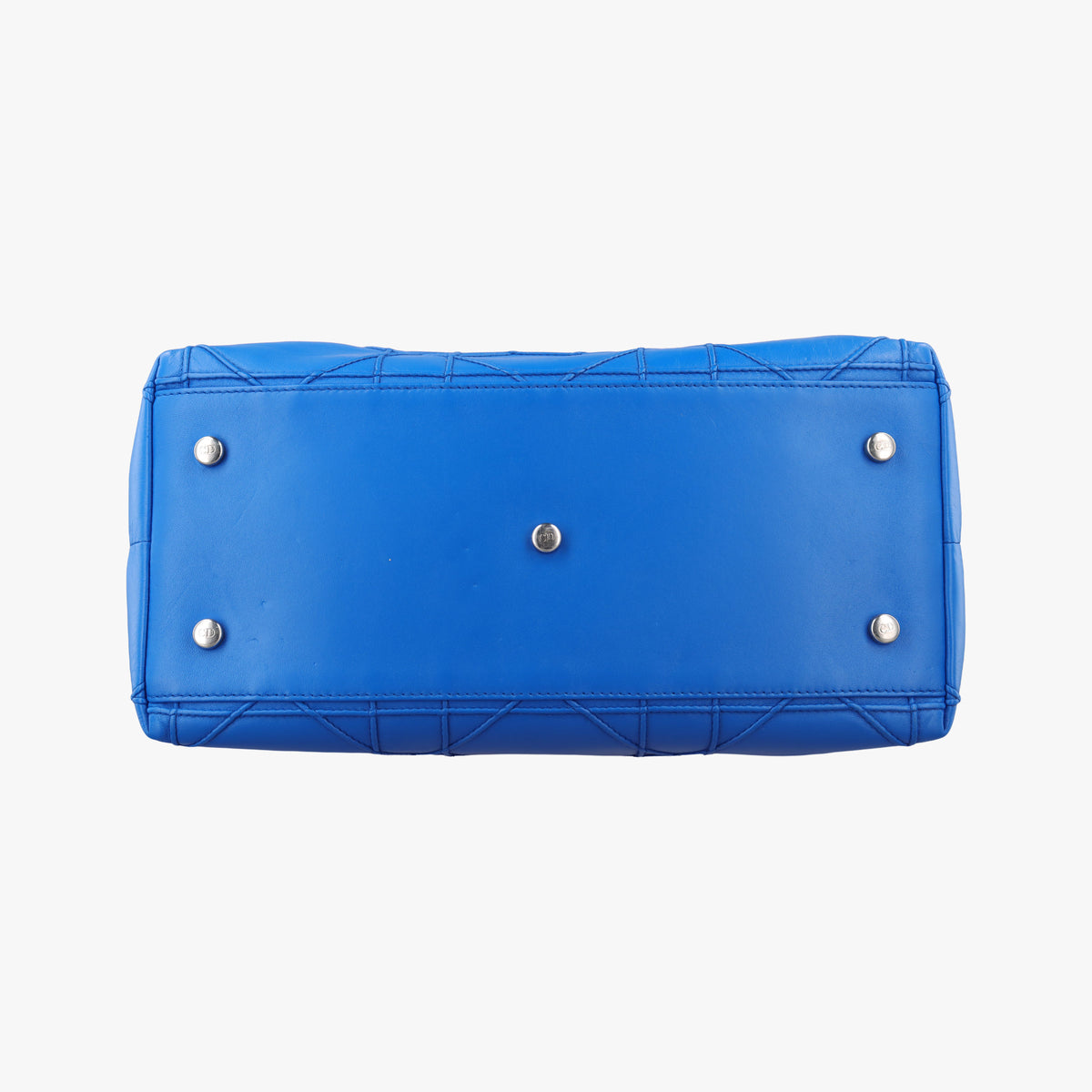 Pre-owned Christian Dior Granville Blue lambskin  shoulderbag | stylenewstar