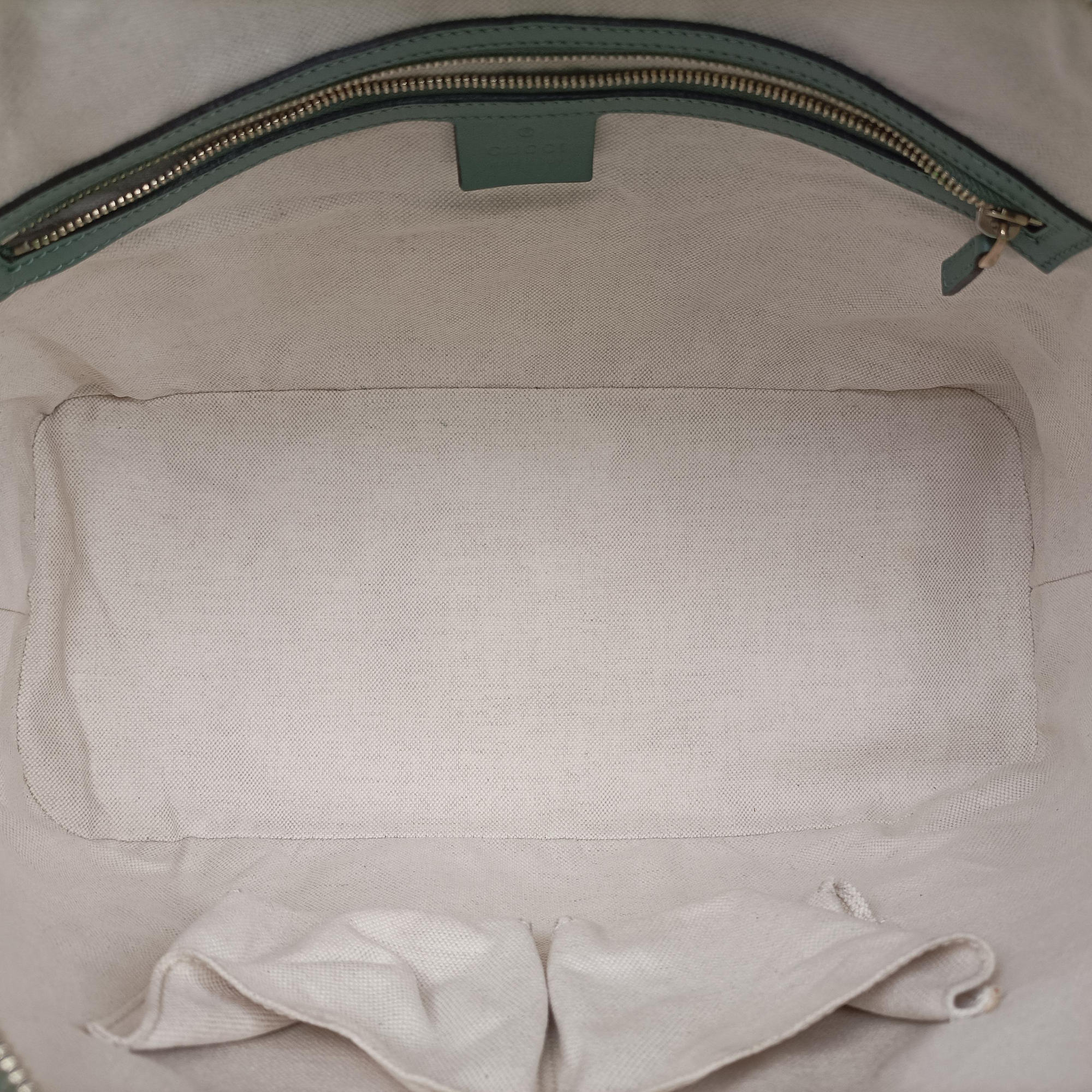 Pre-owned Gucci Microguccissima Green Patent Leather 309614 handbag | stylenewstar