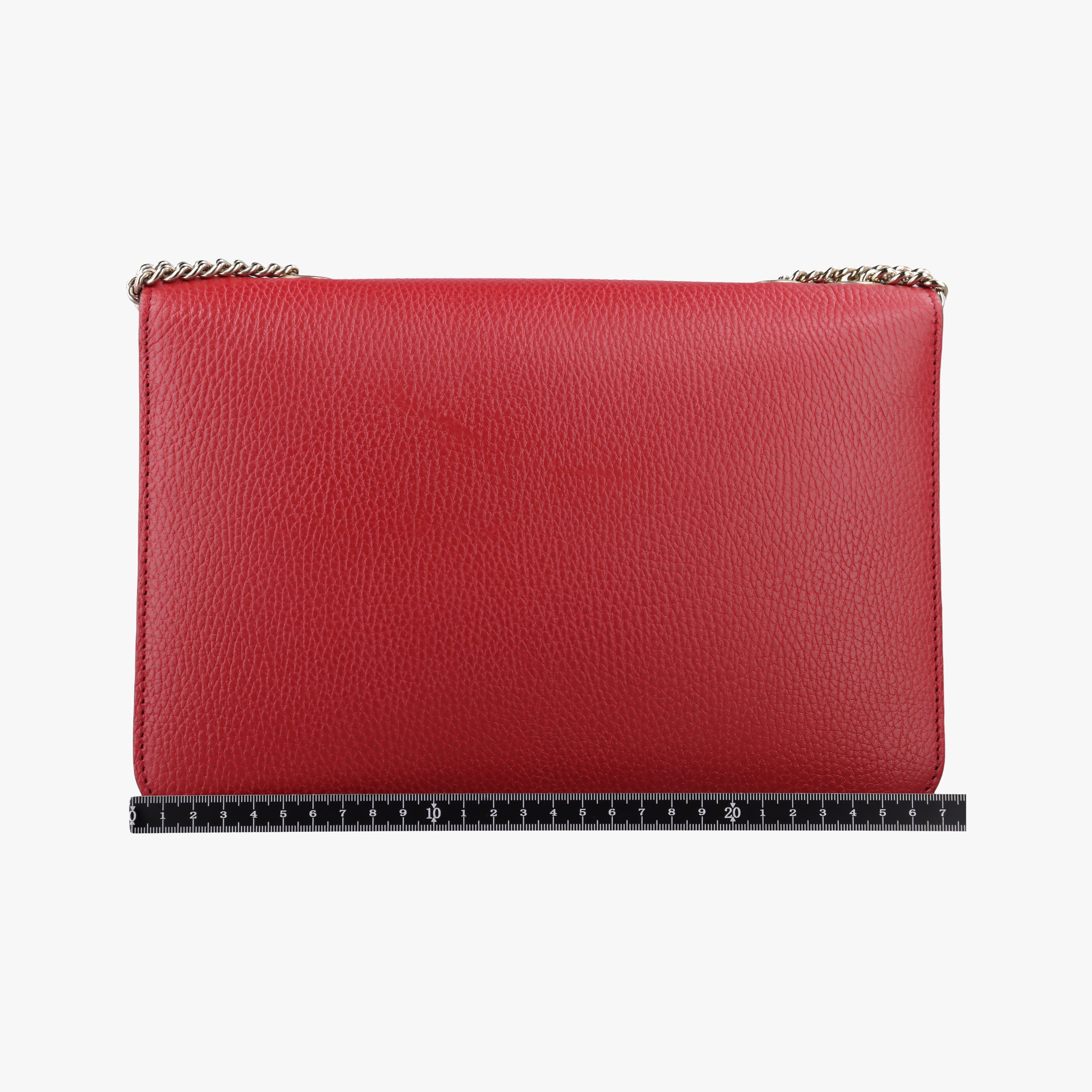 Pre-owned Gucci Interlocking G Red Leather 510303 shoulderbag | stylenewstar